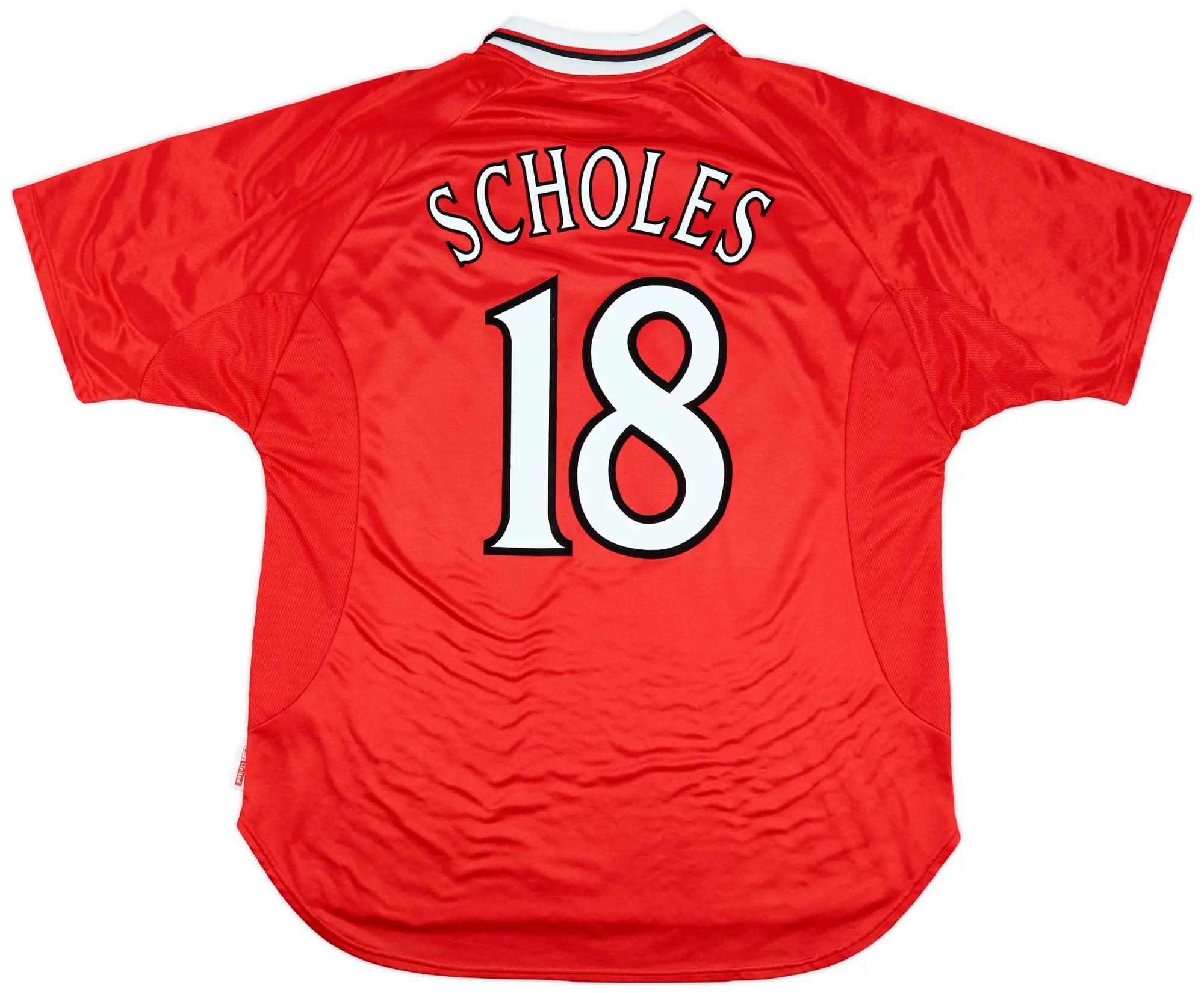 1999-00 Manchester United &#039;CL Winners&#039; Shirt Scholes #18 - 8/10 - (XXL)