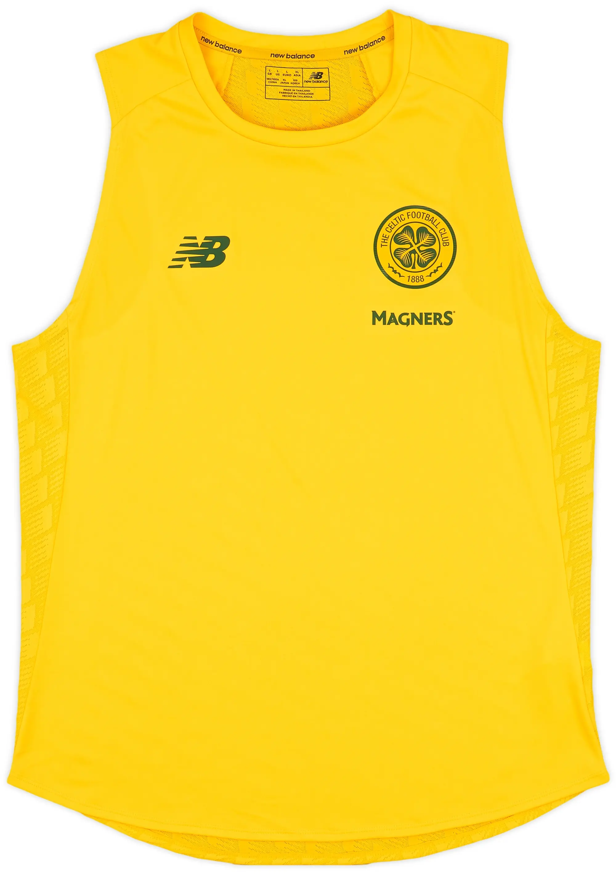 2015-16 Celtic New Balance Training Vest - 9/10 - (L)