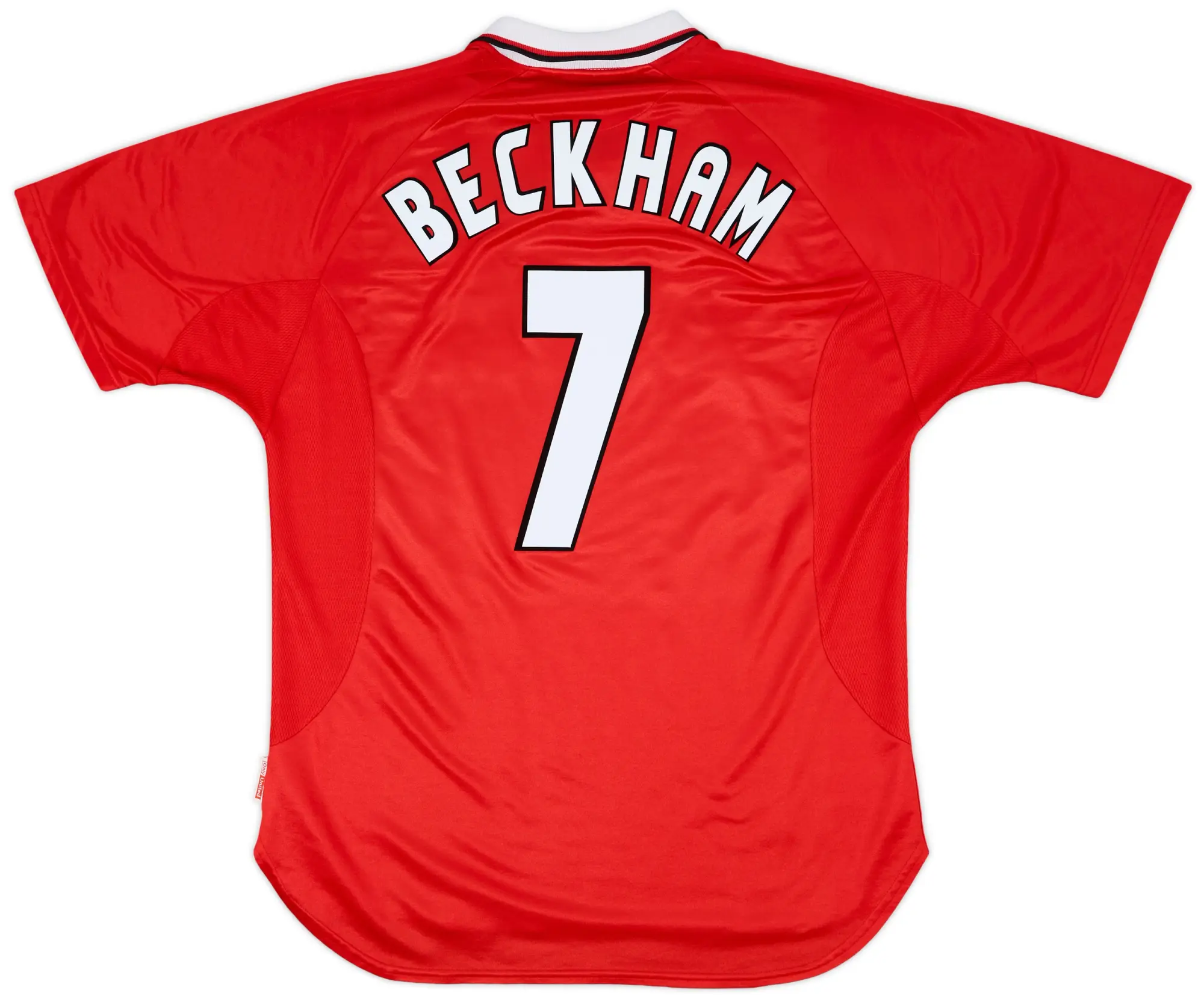 1997-00 Manchester United CL Shirt Beckham #7 - 9/10 - (XL)