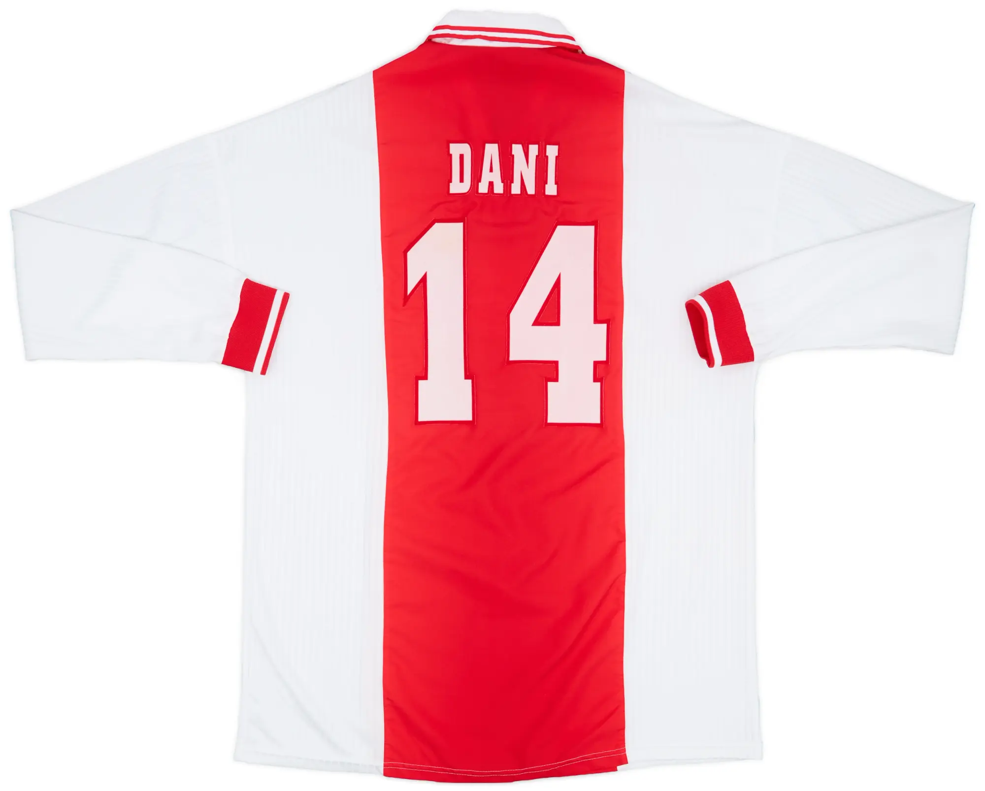 1997-98 Ajax Match Worn UEFA Cup Home L/S Shirt Dani #14