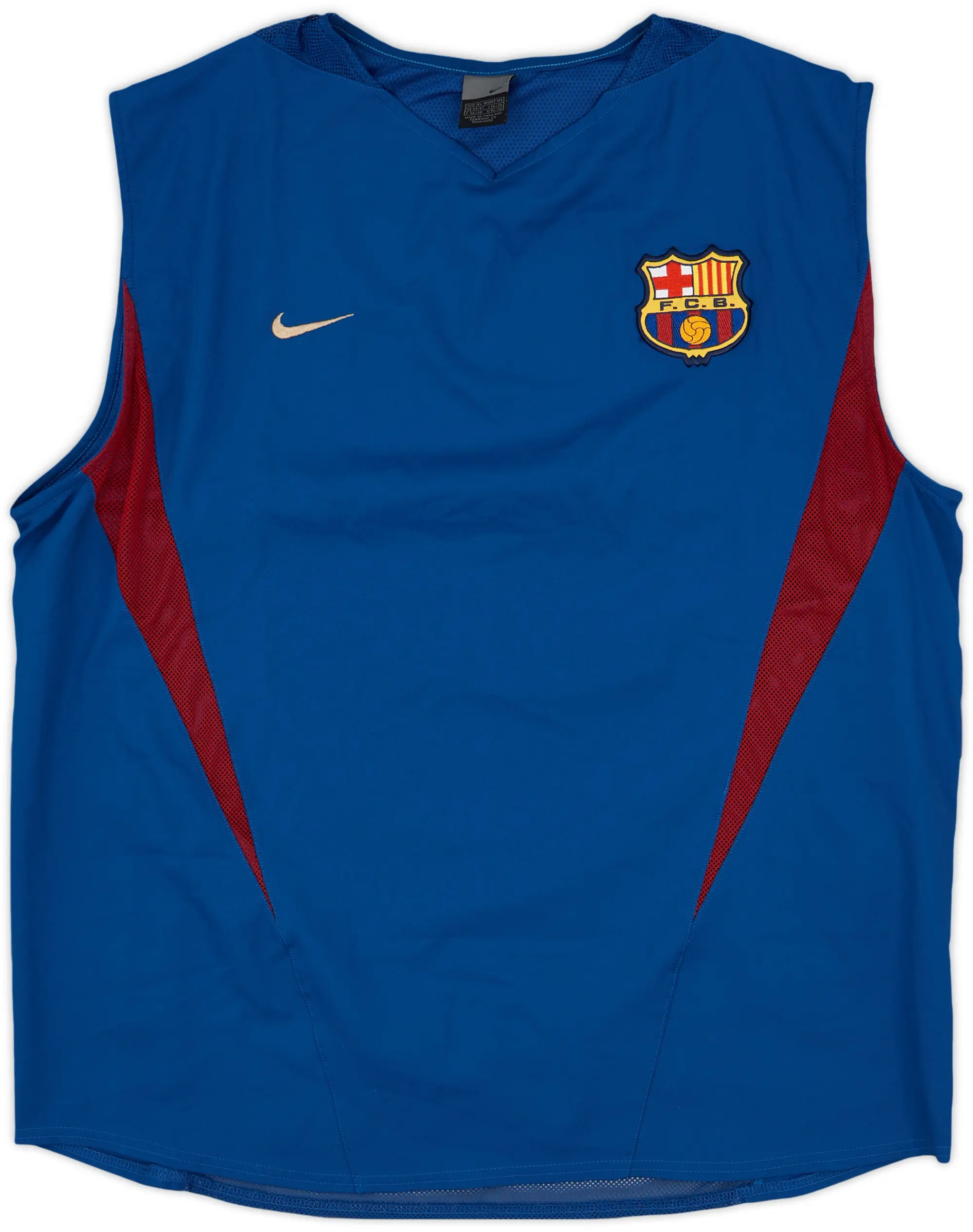 2002-03 Barcelona Nike Training Vest - 9/10 - (XL)