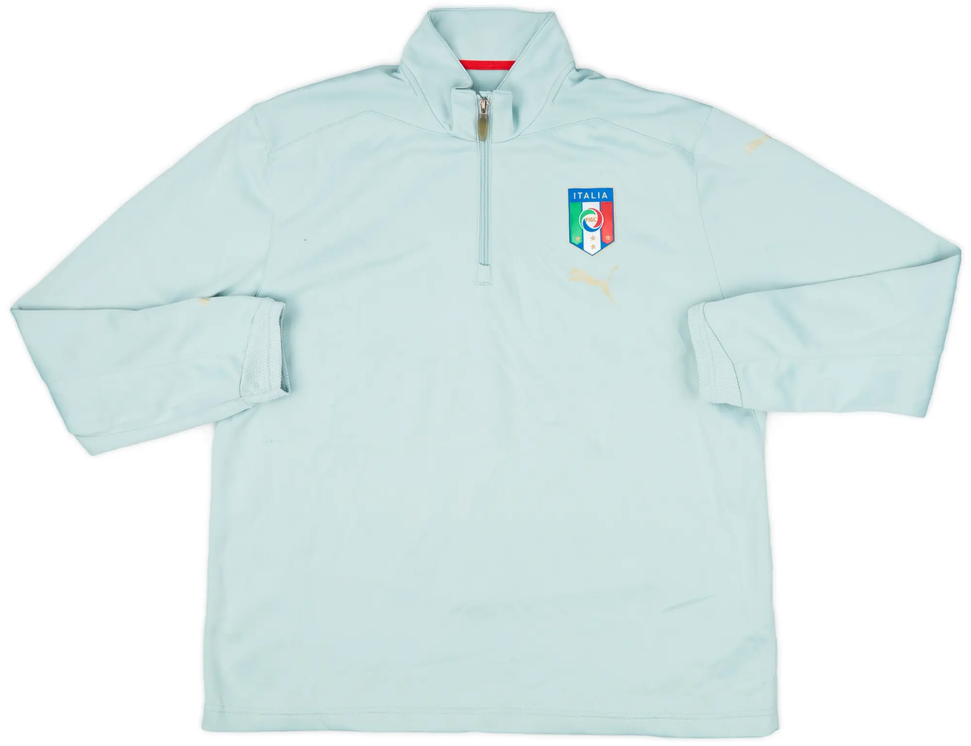 2008-09 Italy Puma 1/4 Zip Drill Top - 4/10 - (L)