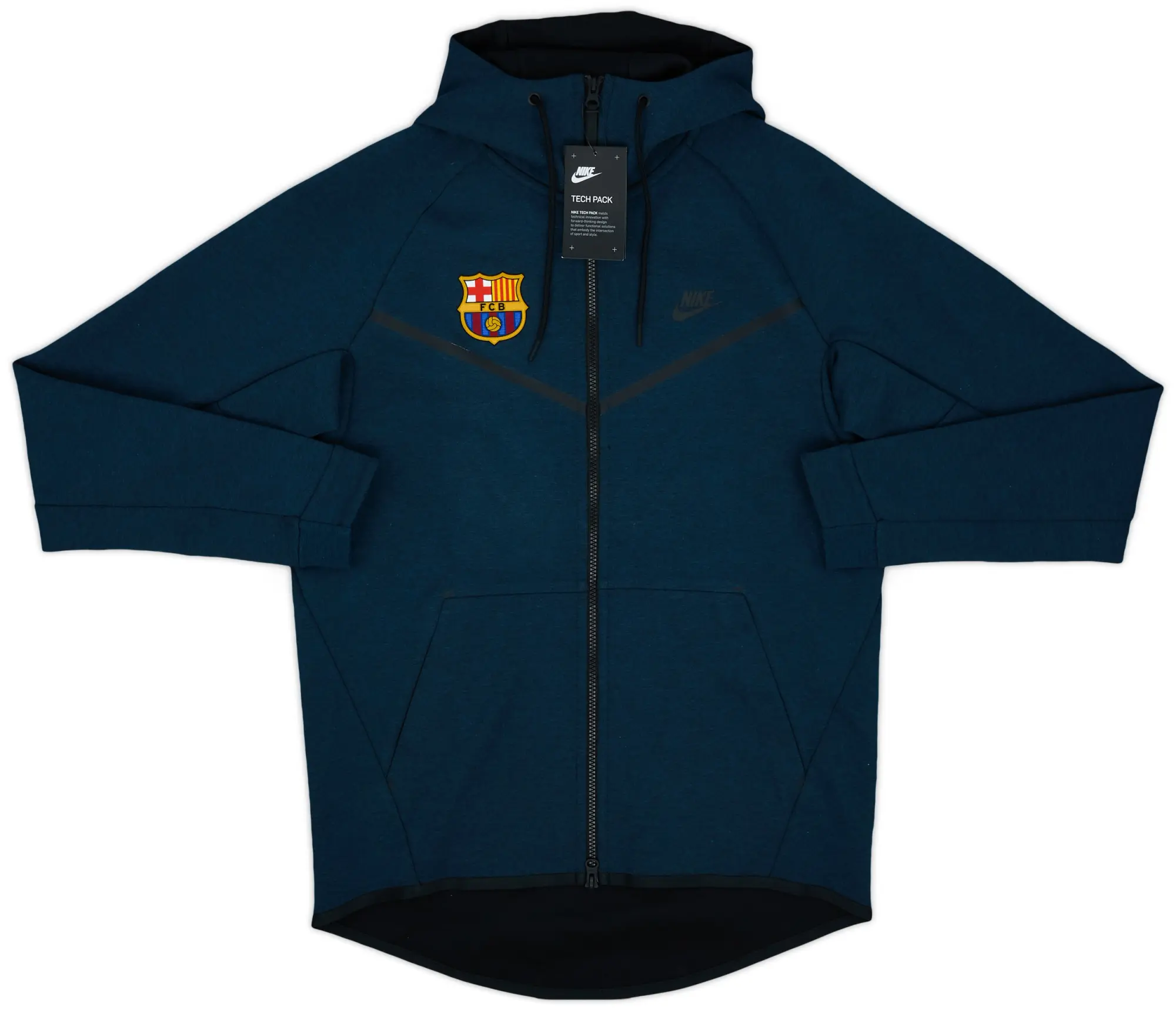 2018-19 Barcelona Nike Tech Fleece Hooded Top (M)