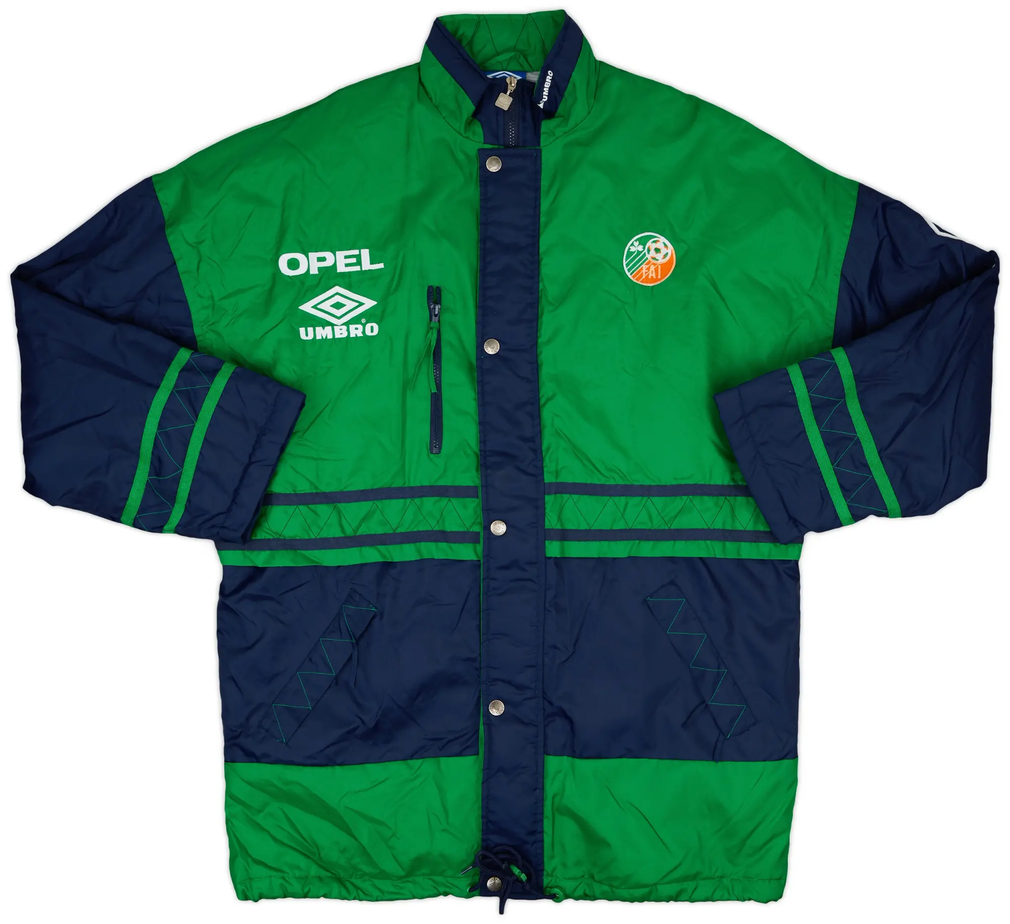 1994-95 Ireland Umbro Padded Bench Coat - 9/10 - (XL)