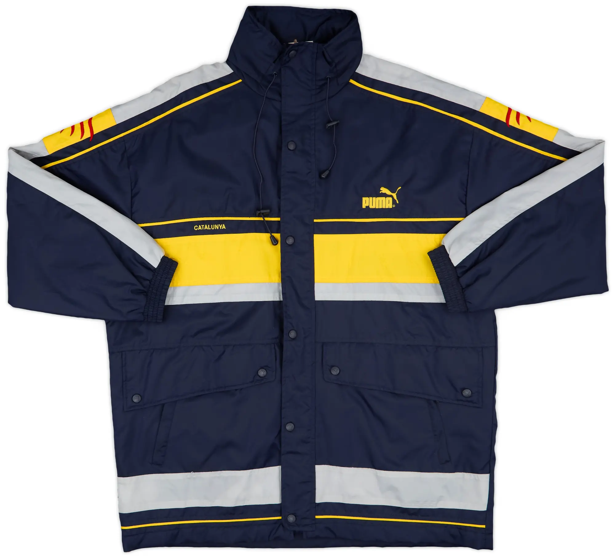 1997-99 Catalunya Puma Padded Bench Coat - 8/10 - (XXL)