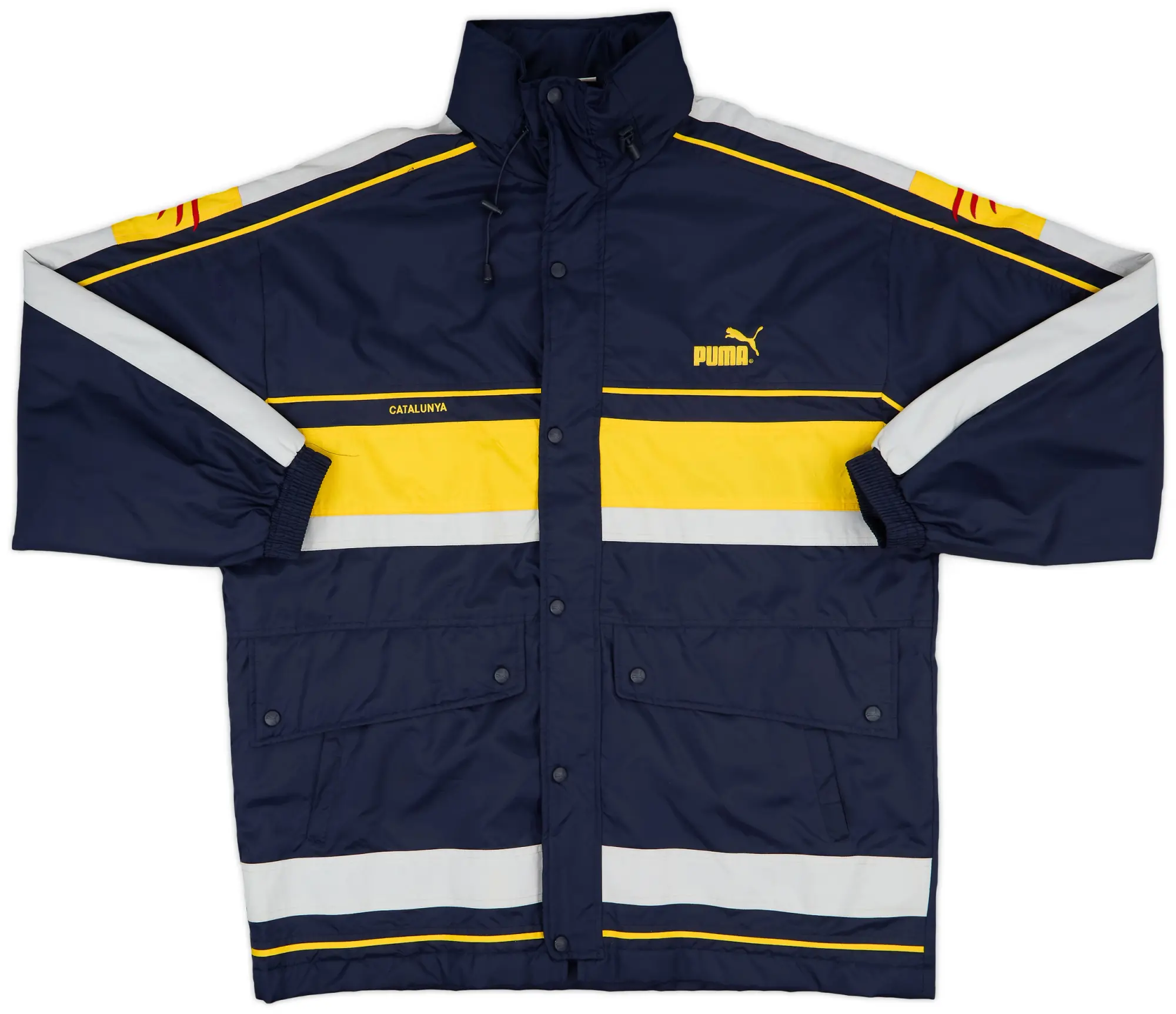 1997-99 Catalunya Puma Padded Bench Coat - 8/10 - (XXL)