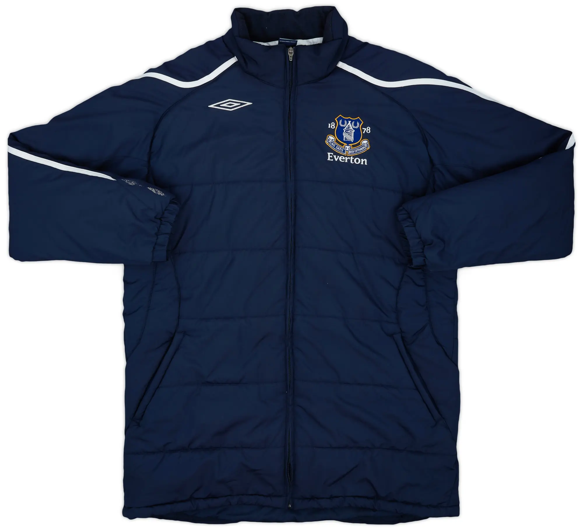 2008-09 Everton Umbro Padded Bench Coat - 7/10 - (L)