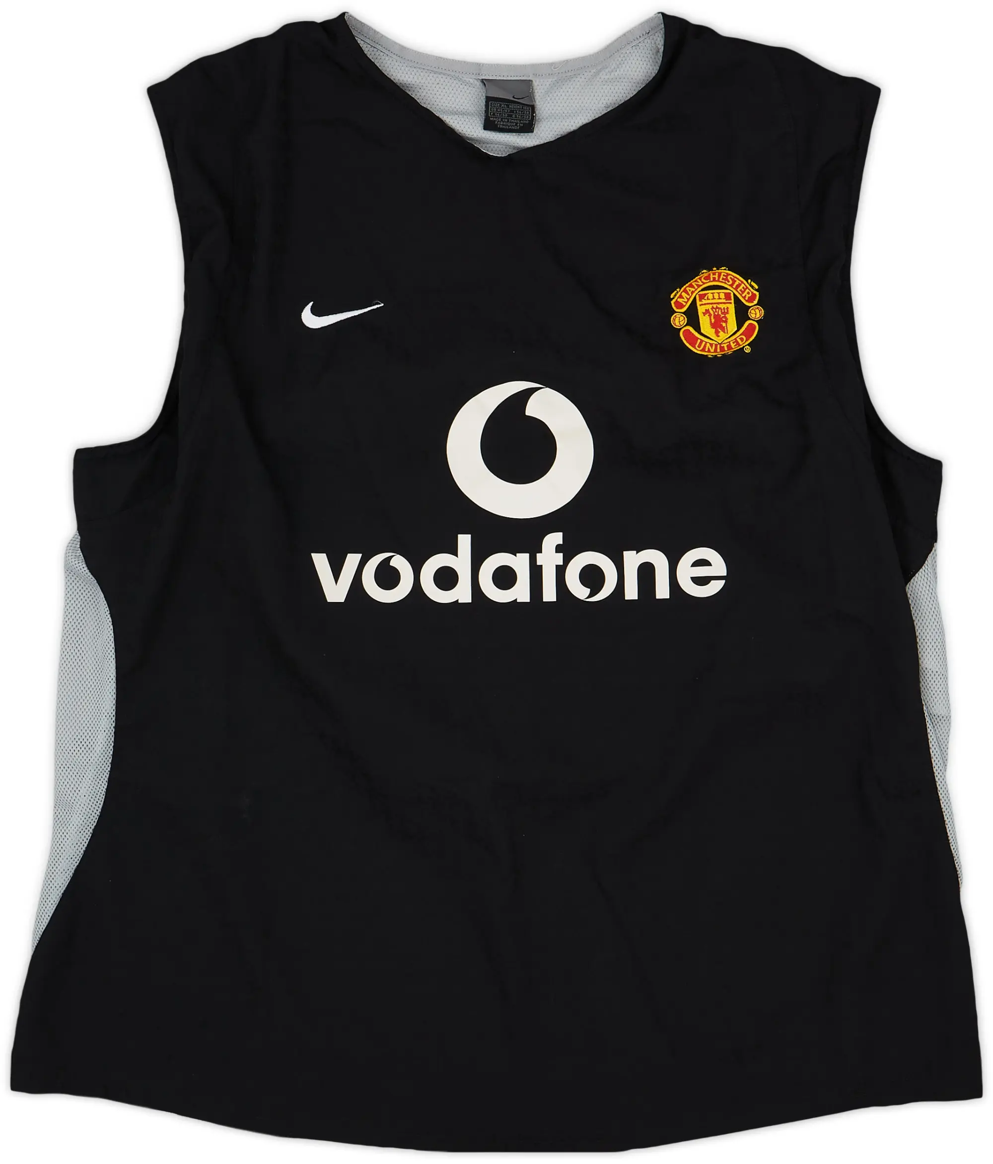 2003-04 Manchester United Player Issue Nike Training Vest - 5/10 - (XL)