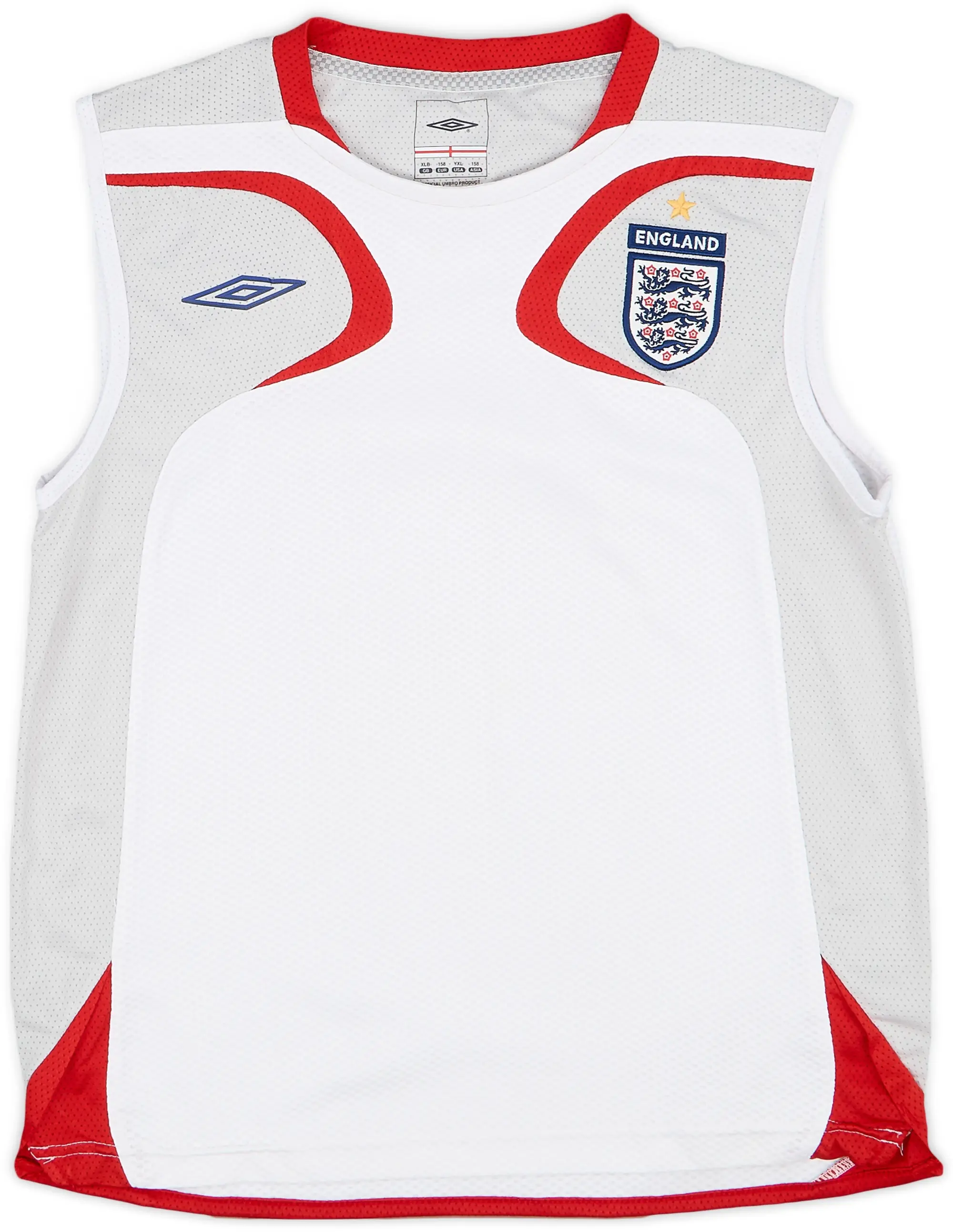 2007-08 England Umbro Training Vest - 8/10 - (XL.Boys)