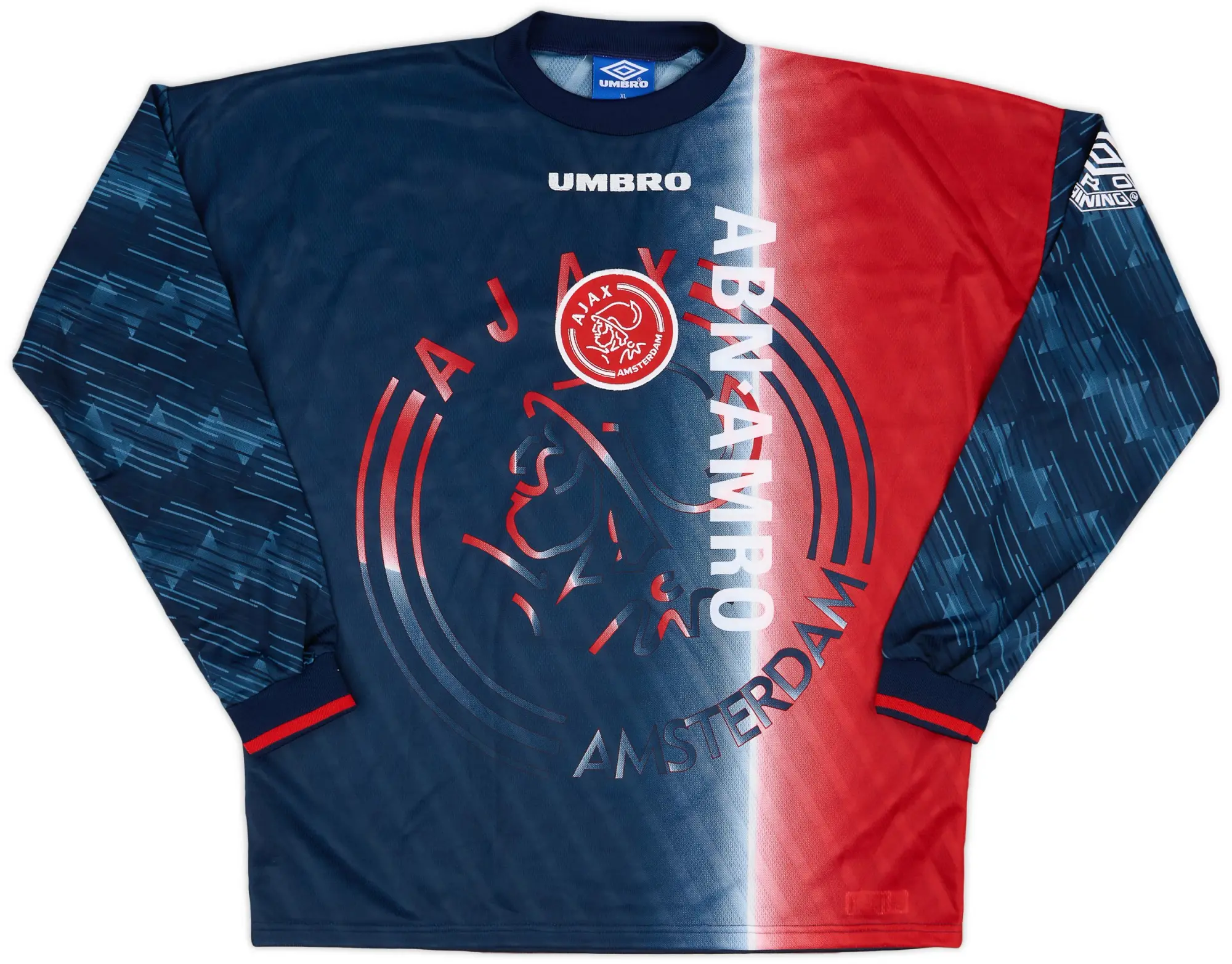 1995-96 Ajax Umbro Training L/S Shirt - 9/10 - (XL)