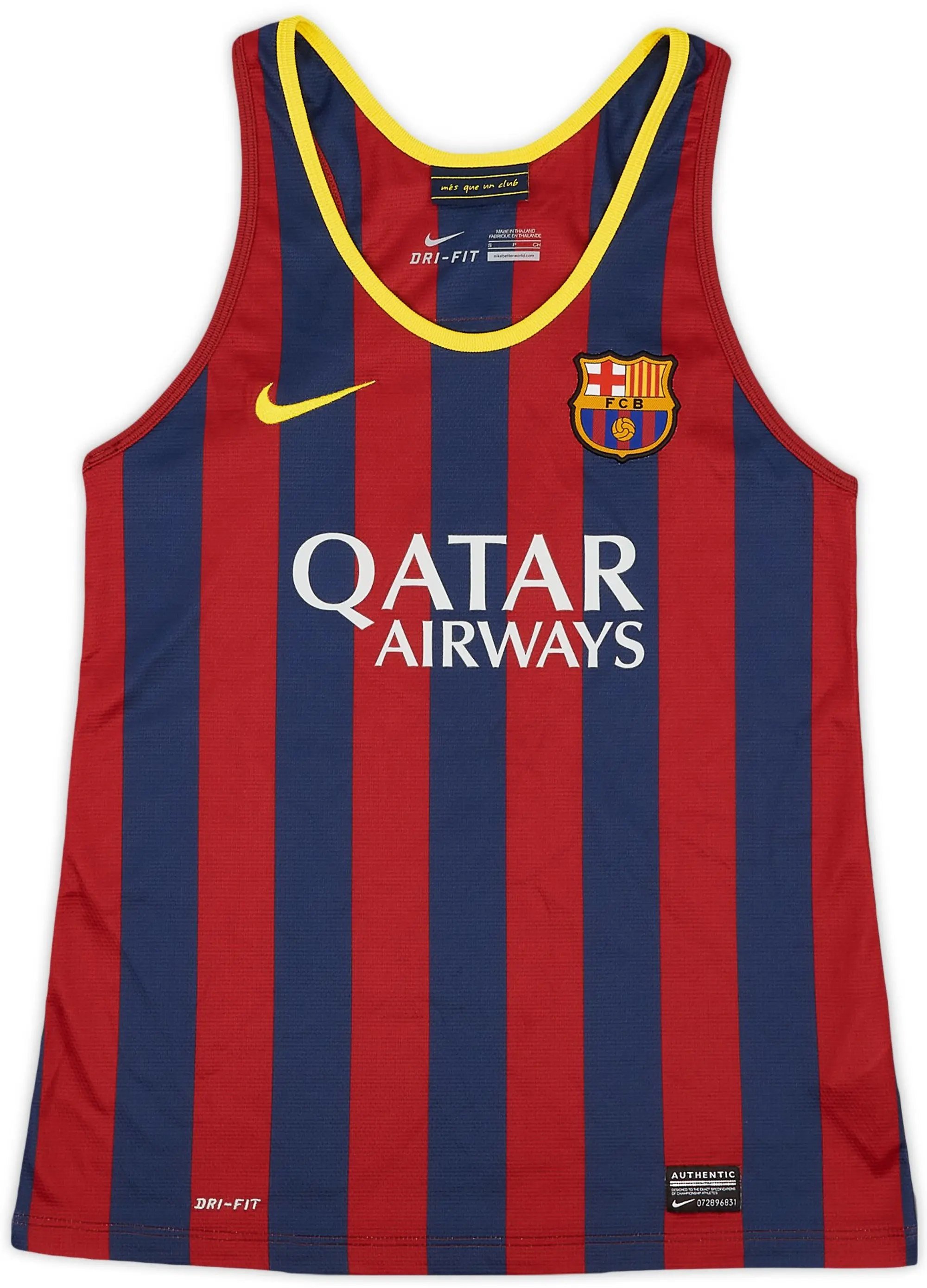2013-14 Barcelona Nike Basketball Vest - 9/10 - (S)