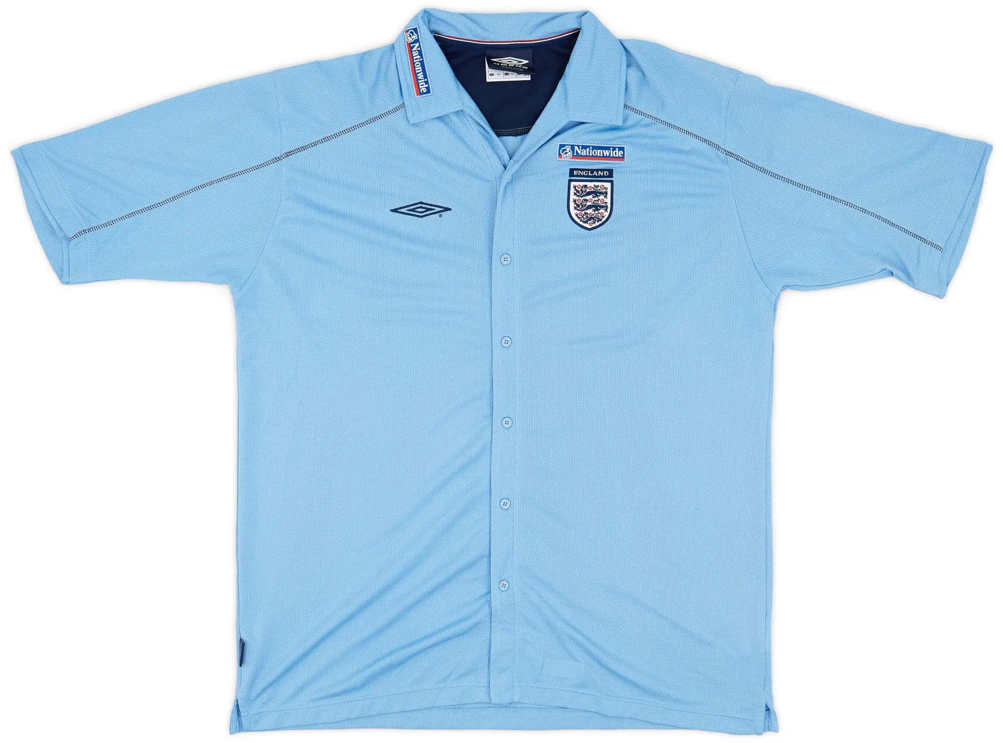 2004-06 England Umbro Button Up Shirt - 8/10 - (XXL)