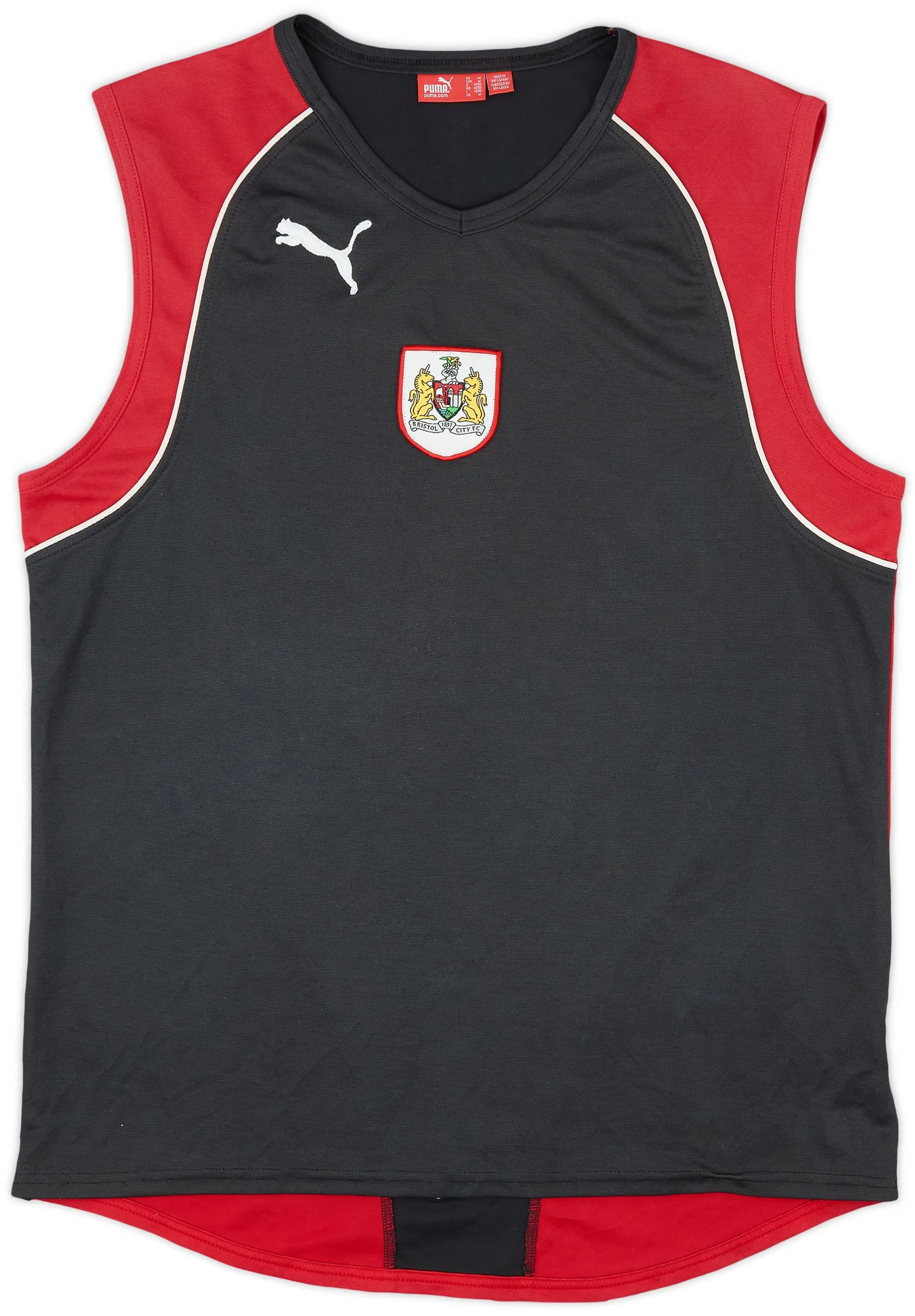 2008-09 Bristol City Puma Training Vest - 5/10 - (M)