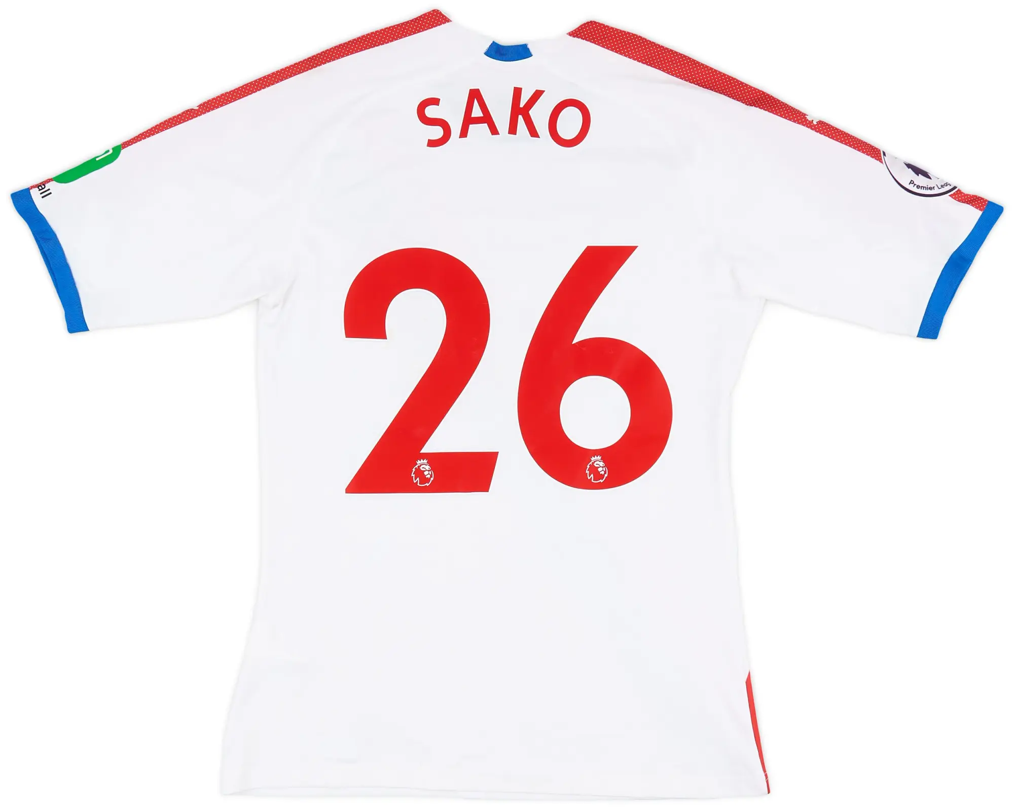 2018-19 Crystal Palace Match Worn Away Shirt Sako #26