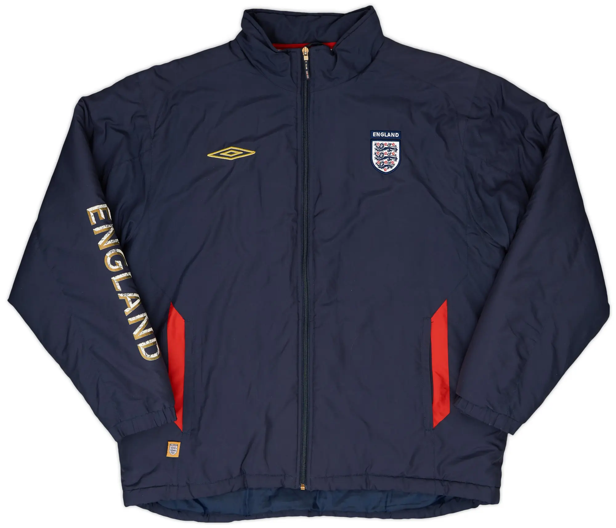 2002-04 England Umbro Padded Bench Coat - 5/10 - (M)