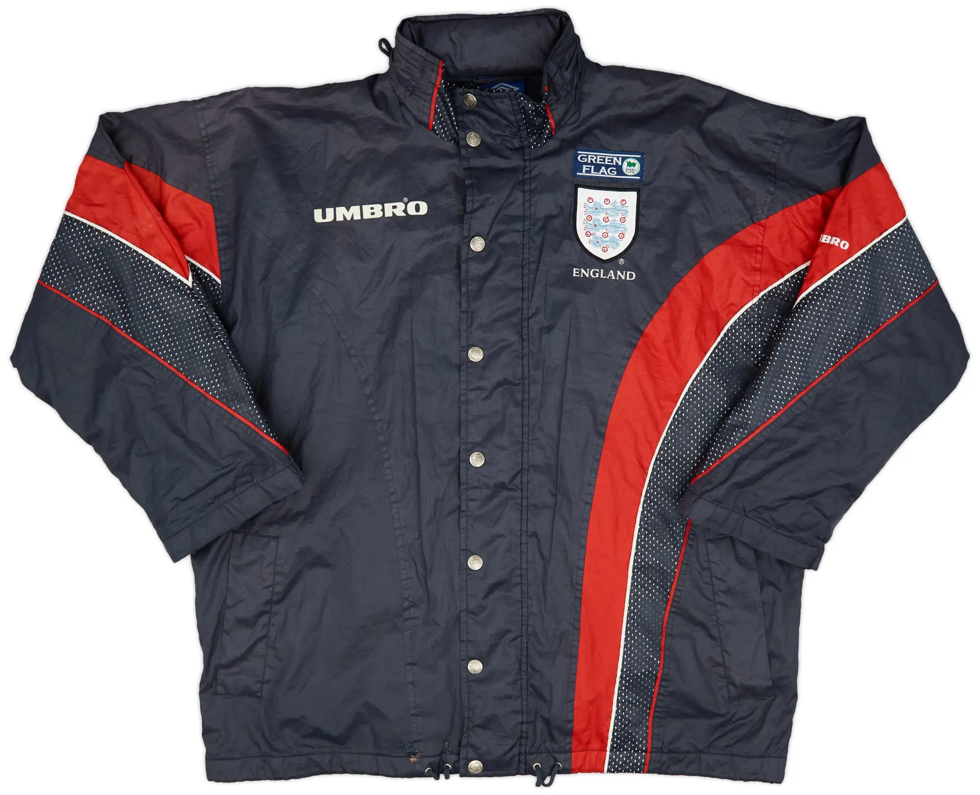 1998-00 England Umbro Padded Bench Coat - 9/10 - (L)