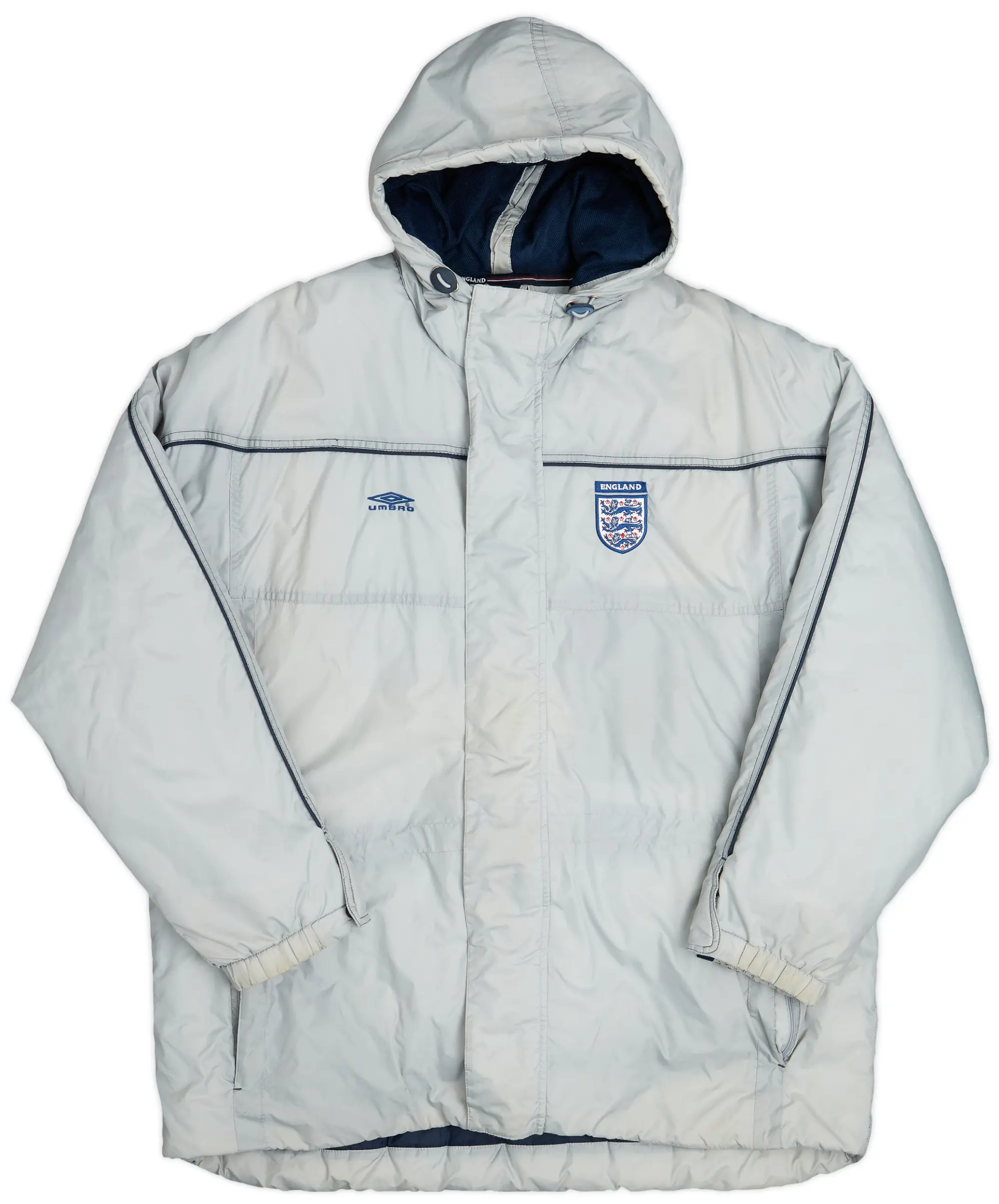 2004-06 England Umbro Padded Bench Coat - 6/10 - (L)