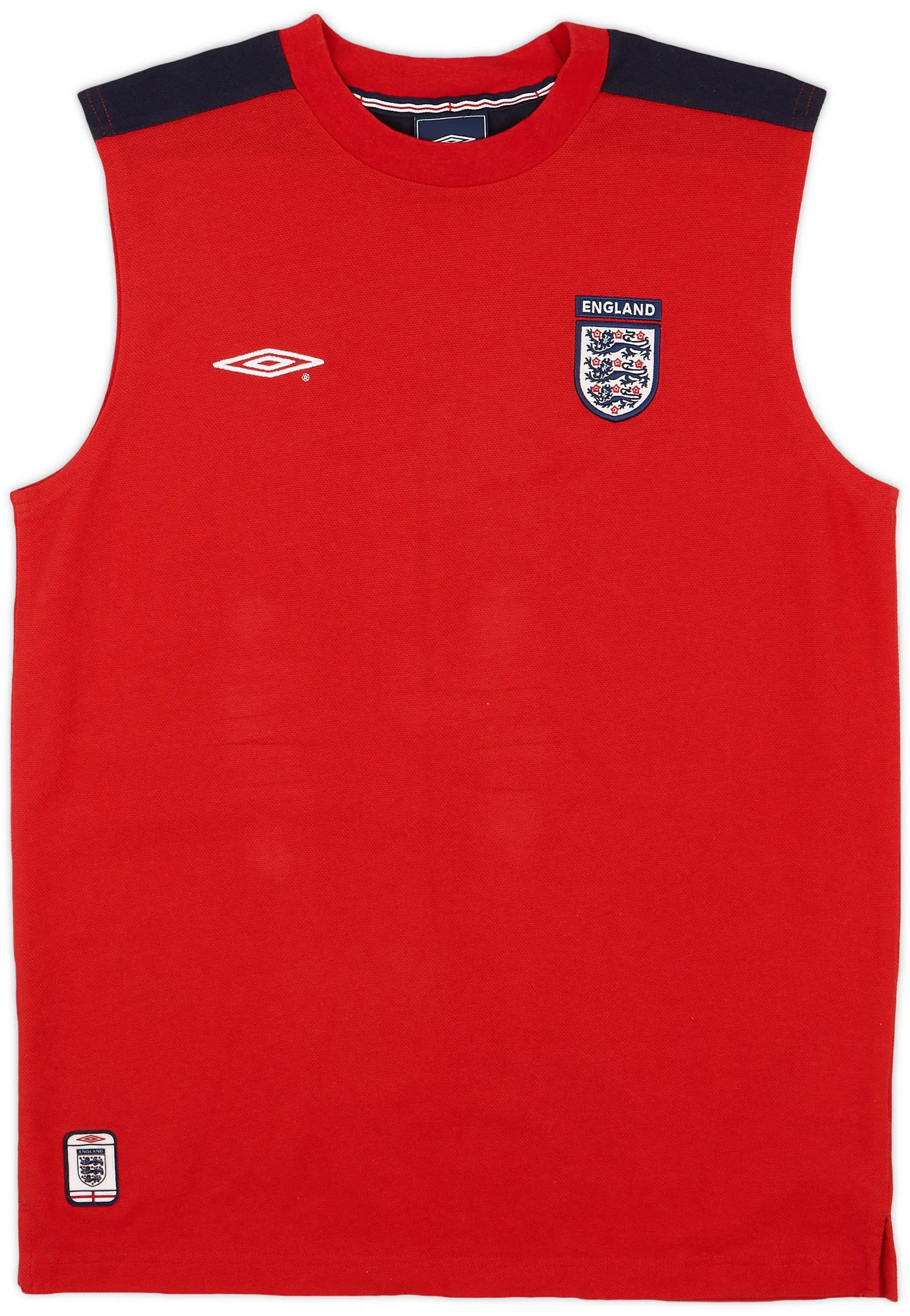 2004-05 England Umbro Training Vest - 9/10 - (L)
