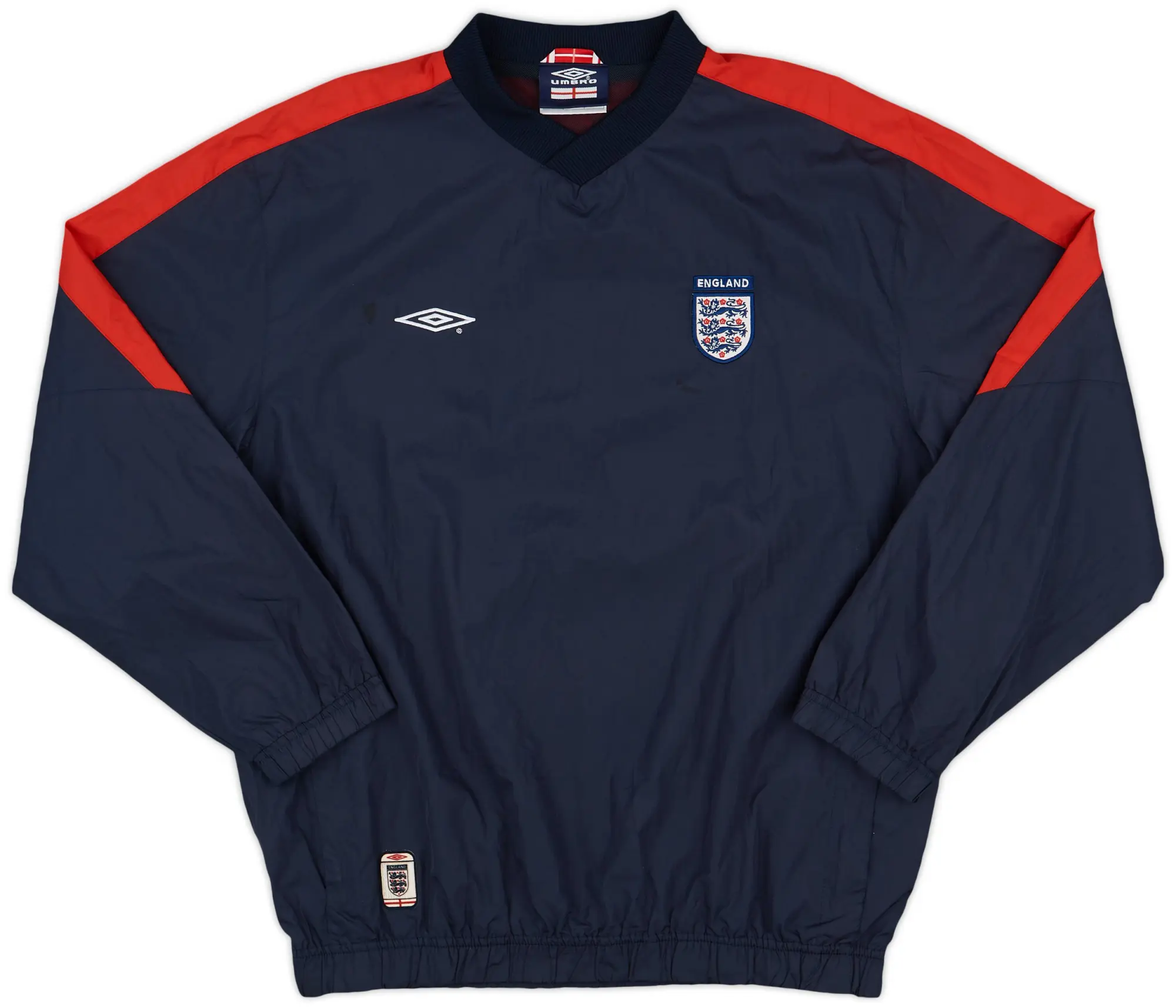 2002-04 England Umbro Drill Top - 6/10 - (M)
