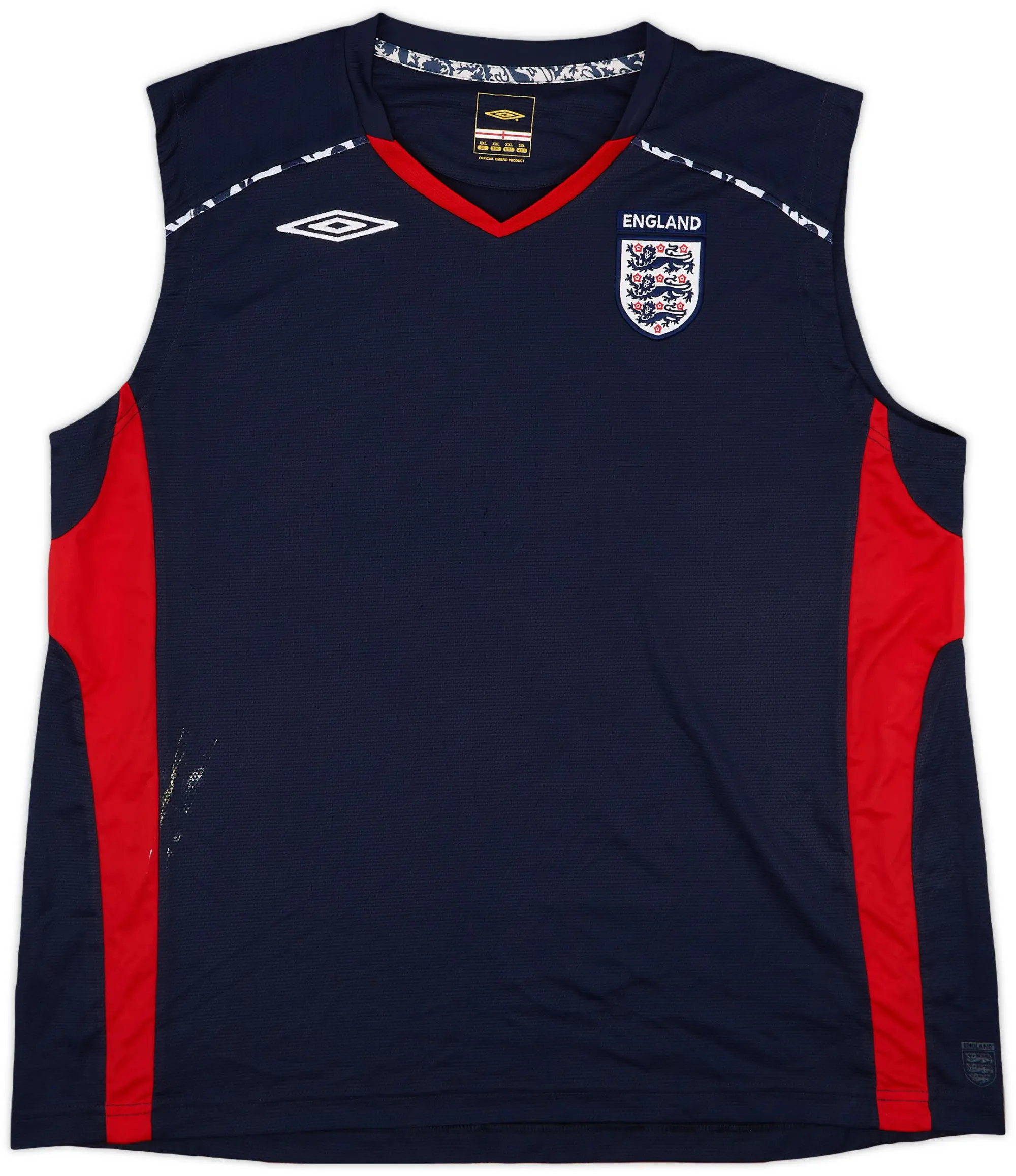 2006-07 England Umbro Training Vest - 6/10 - (XXL)