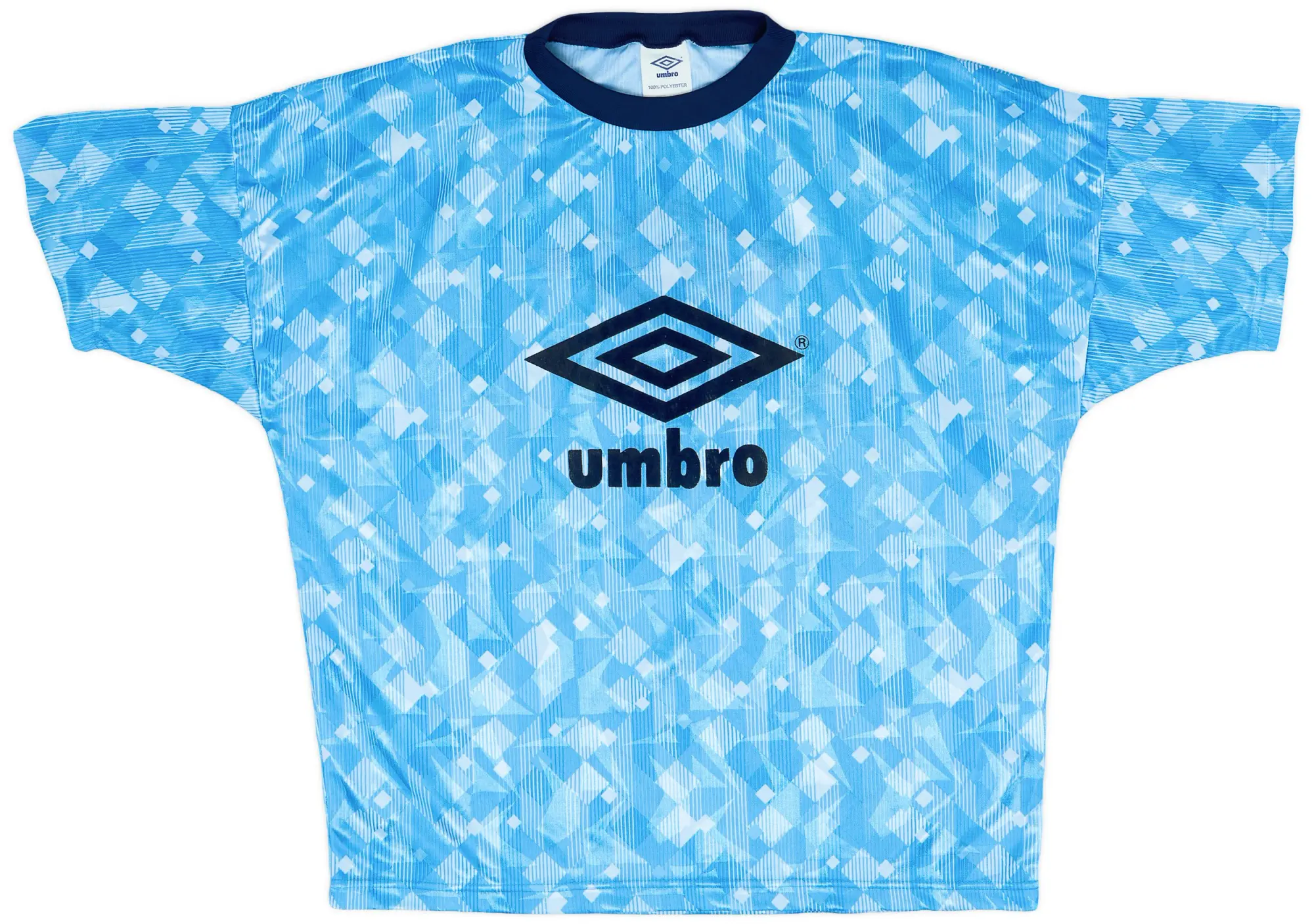 1990-92 England Player Issue Umbro Training Shirt (Hodge)