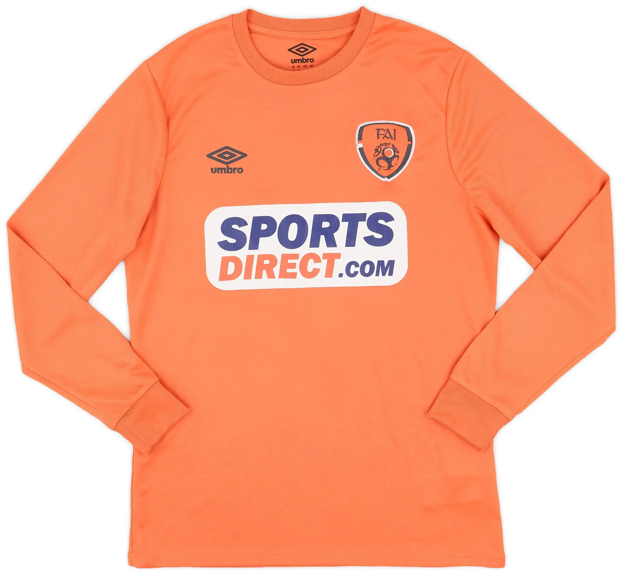 2016-17 Ireland Umbro Training L/S Shirt - 7/10 - (M)