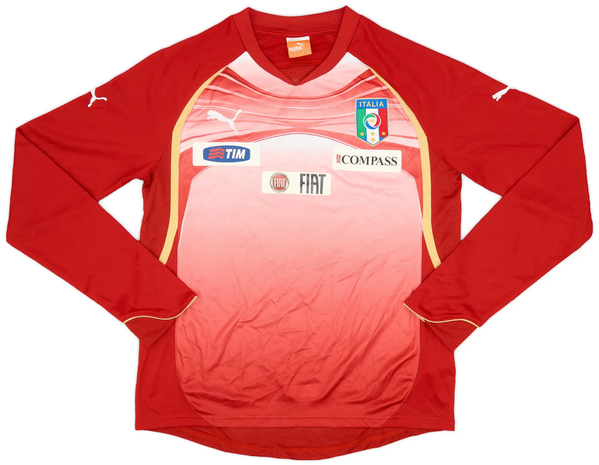 2010-11 Italy Puma Training L/S Shirt - 8/10 - (M)