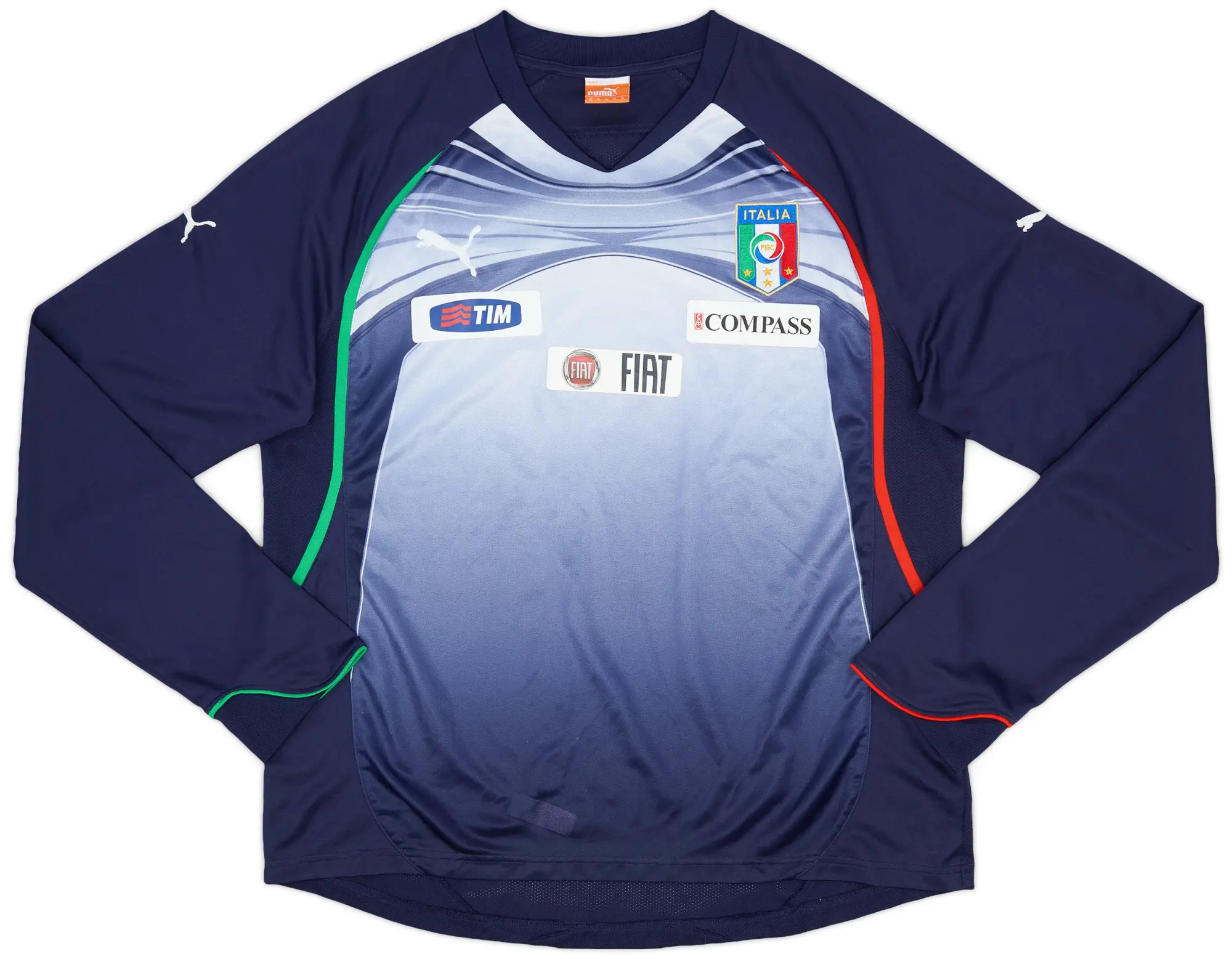 2010-11 Italy Puma Training L/S Shirt - 8/10 - (XL)