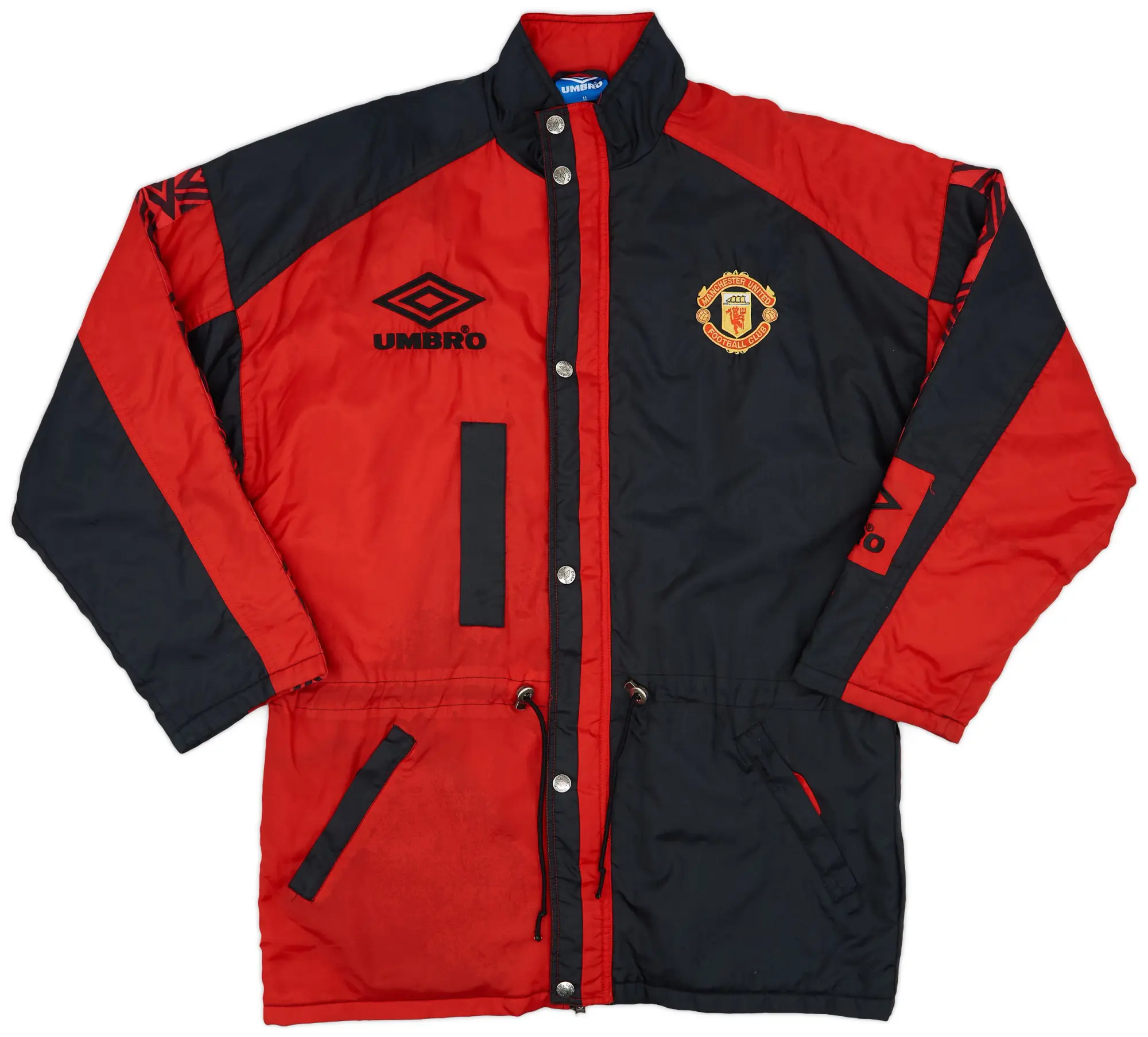 1995-97 Manchester United Umbro Padded Bench Coat - 9/10 - (M)