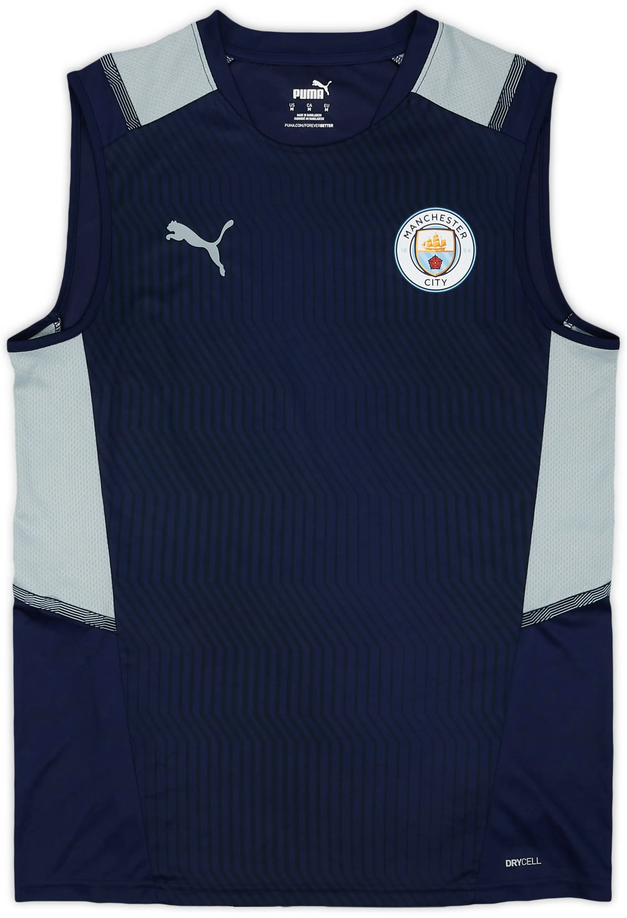 2021-22 Manchester City Puma Training Vest - 9/10 - (M)