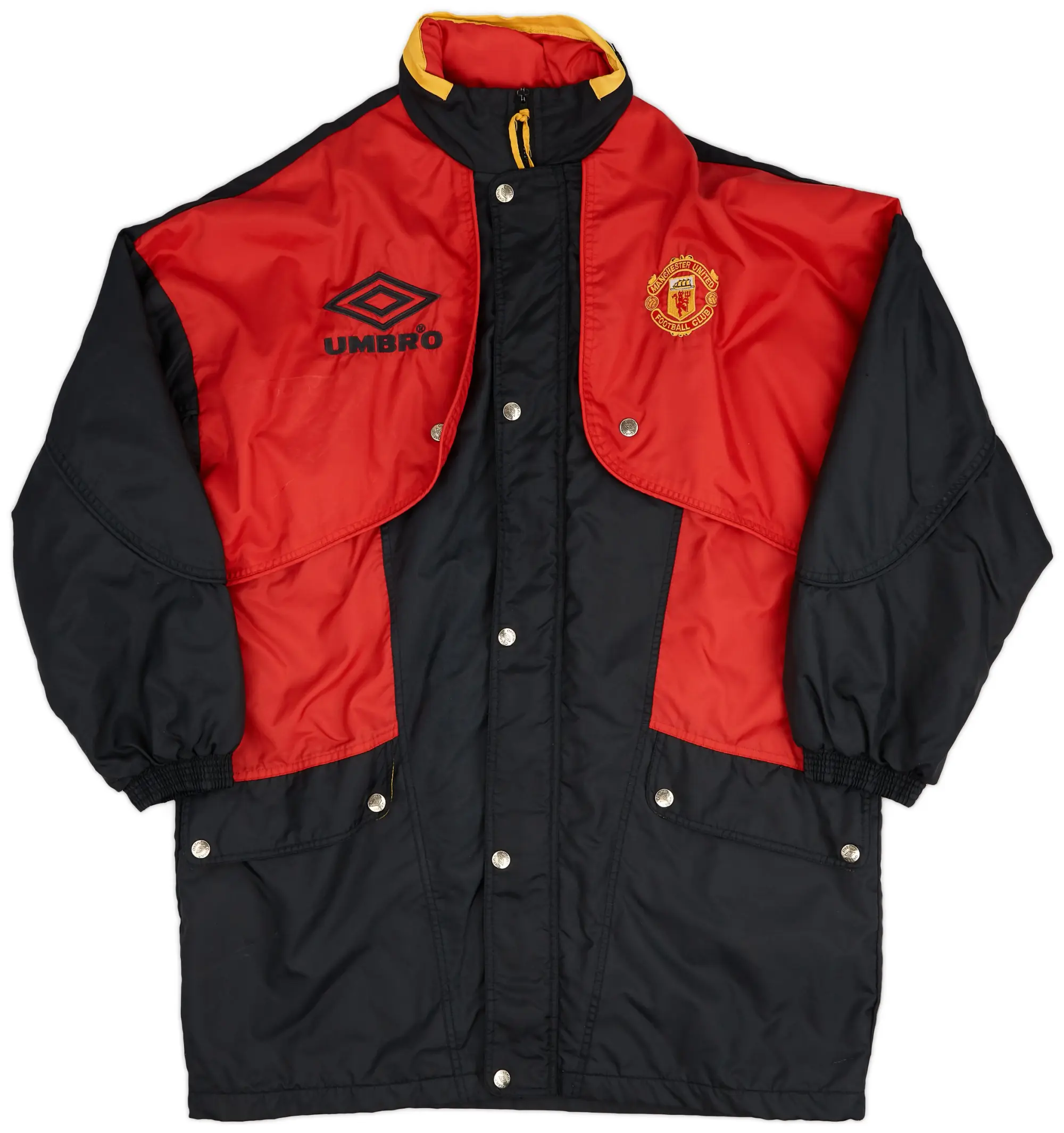 1994-95 Manchester United Umbro Padded Bench Coat - 8/10 - (L)