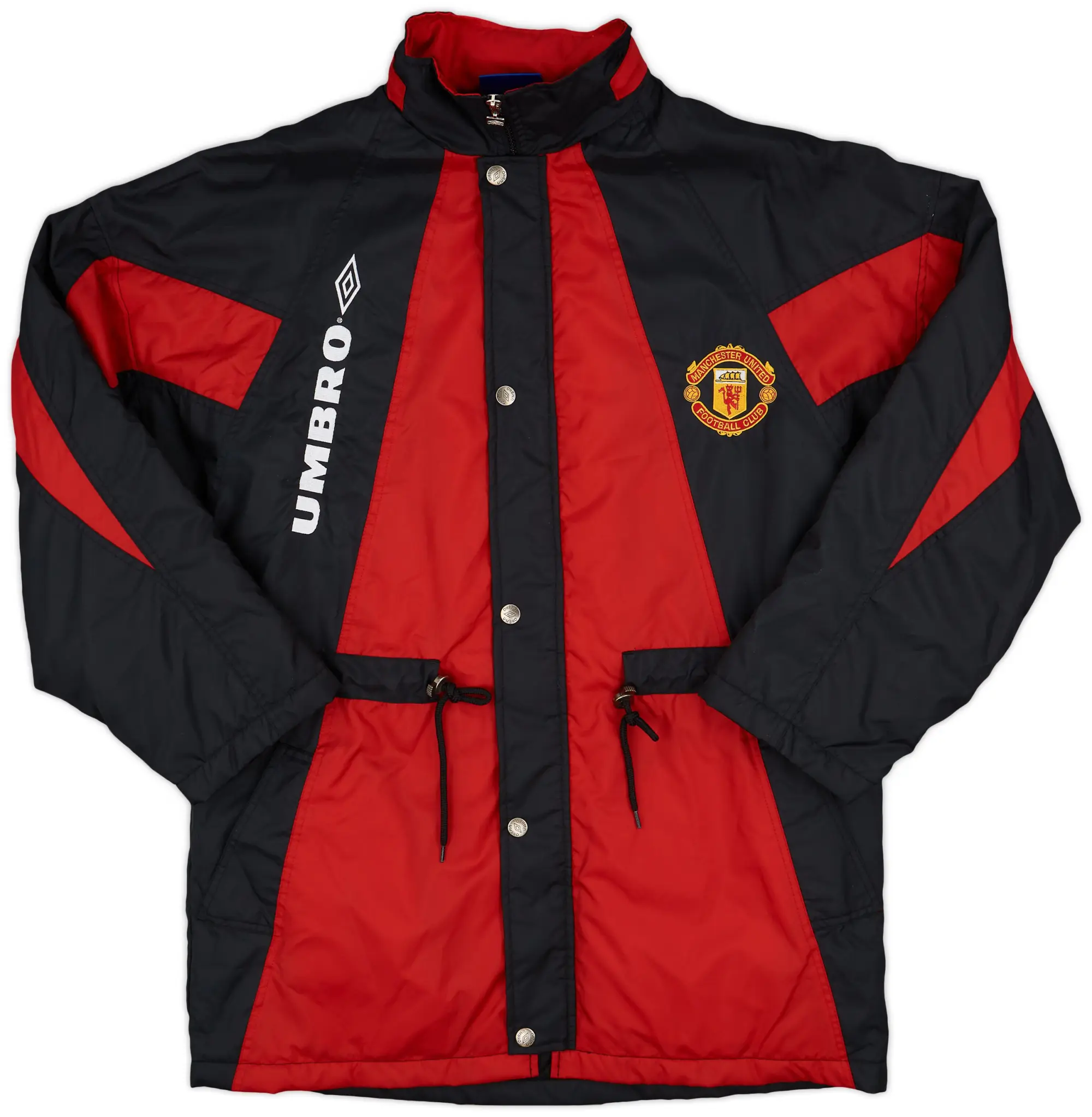 1992-93 Manchester United Umbro Padded Bench Coat - 10/10 - (M)