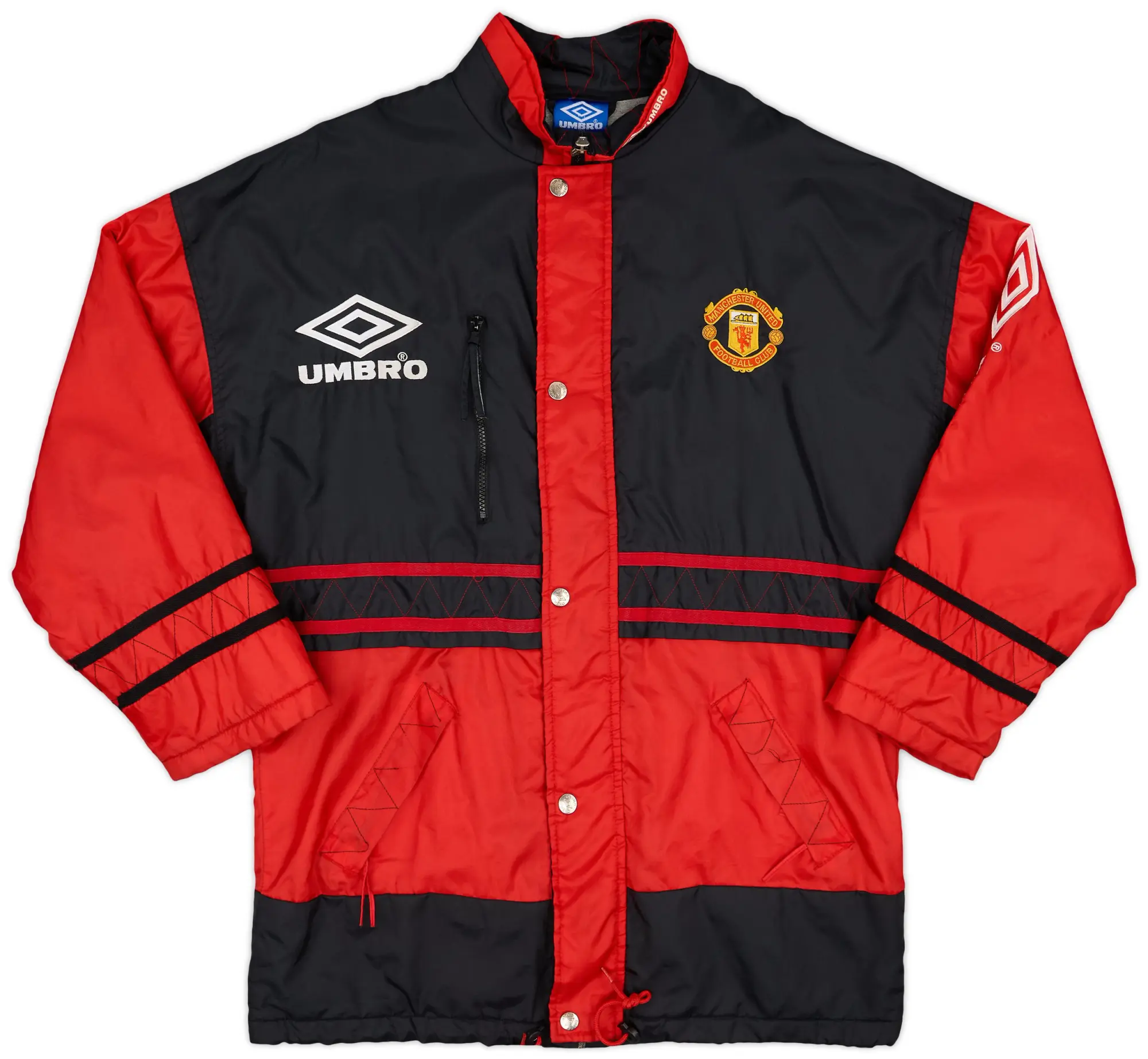 1996-97 Manchester United Umbro Bench Coat - 6/10 - (M)