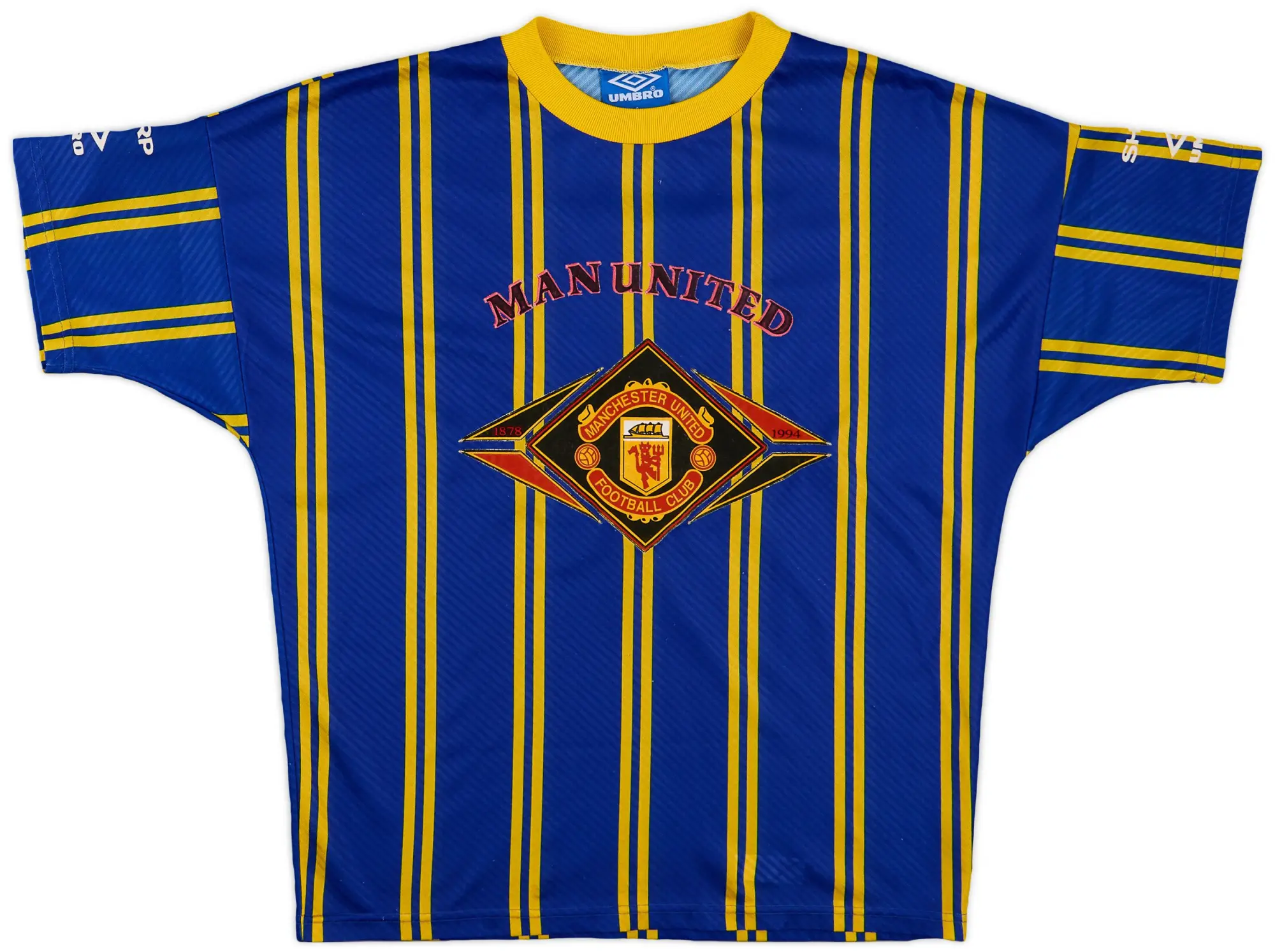 1994-95 Manchester United Umbro Training Shirt - 8/10 - (S)
