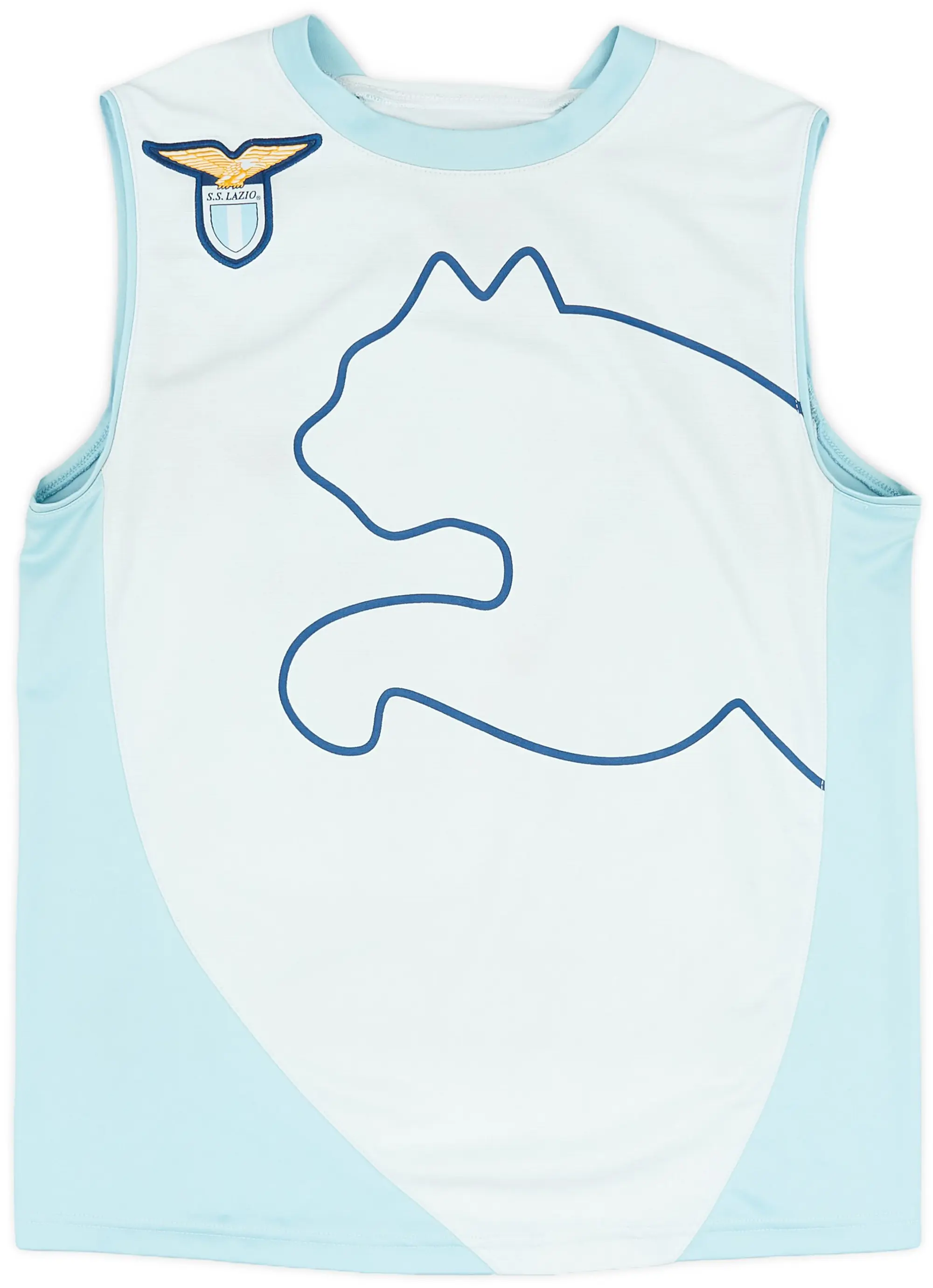 2008-09 Lazio Puma Training Vest - 7/10 - (XL.Boys)