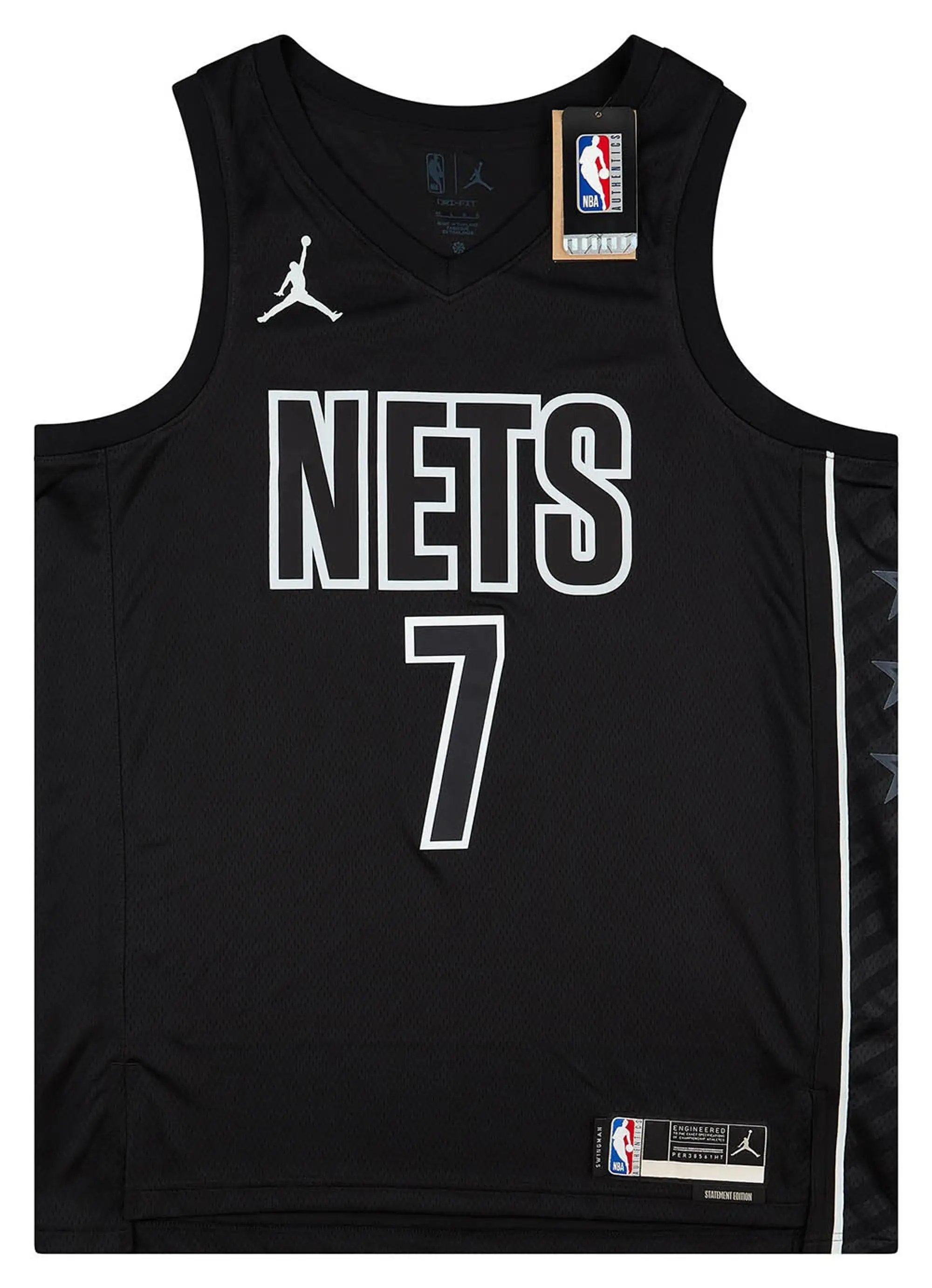 2022-23 Brooklyn Nets Durant #7 Jordan Swingman Alternate Jersey (M)