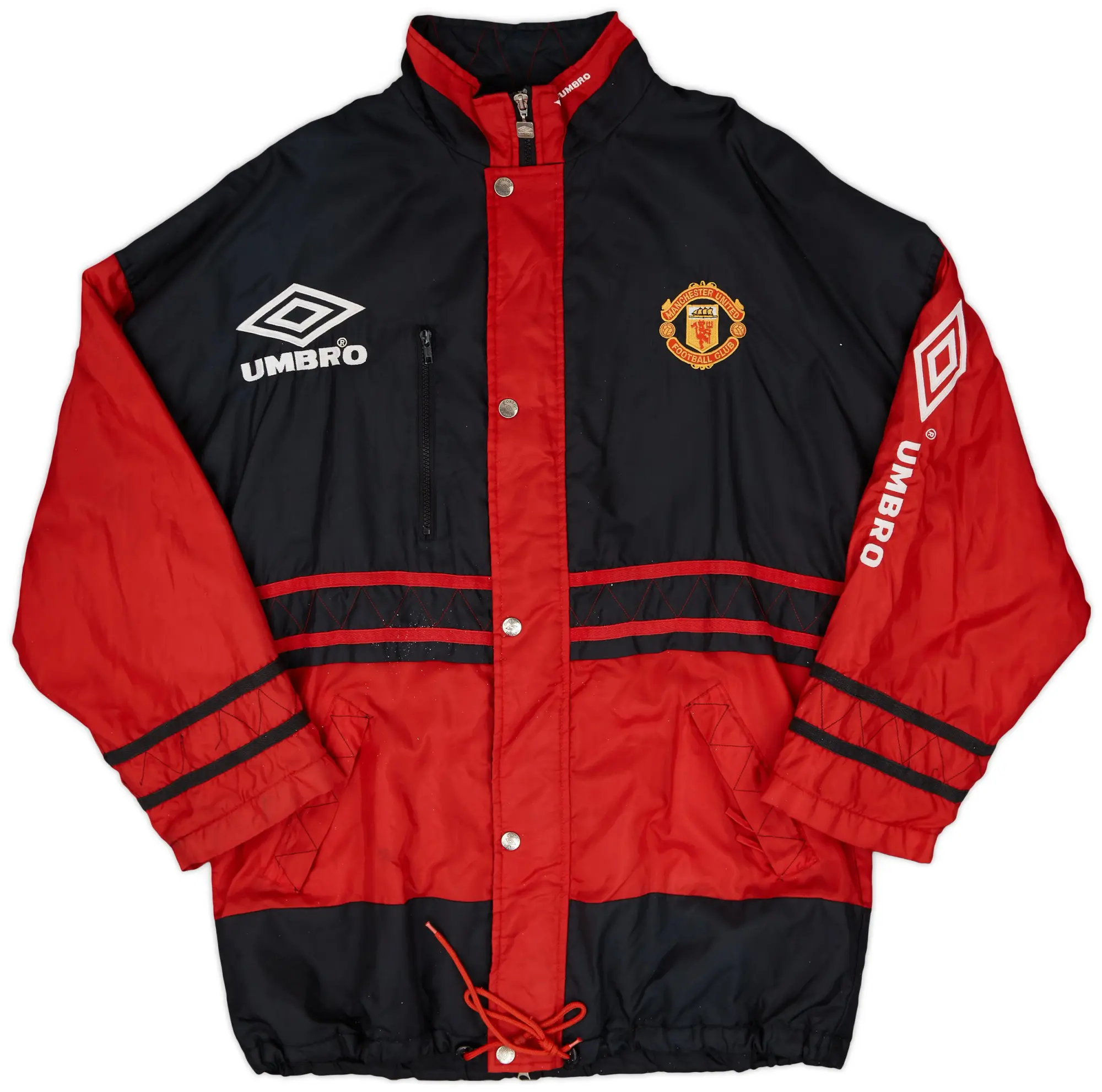 1996-97 Manchester United Umbro Bench Coat - 6/10 - (L)