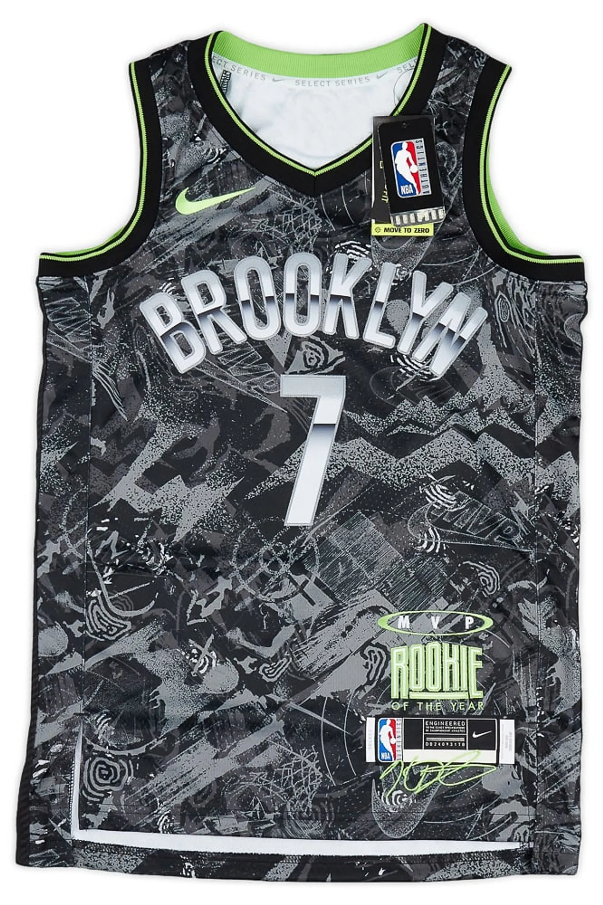 2020-21 Brooklyn Nets Durant #7 Nike Swingman Select Series Jersey (S)