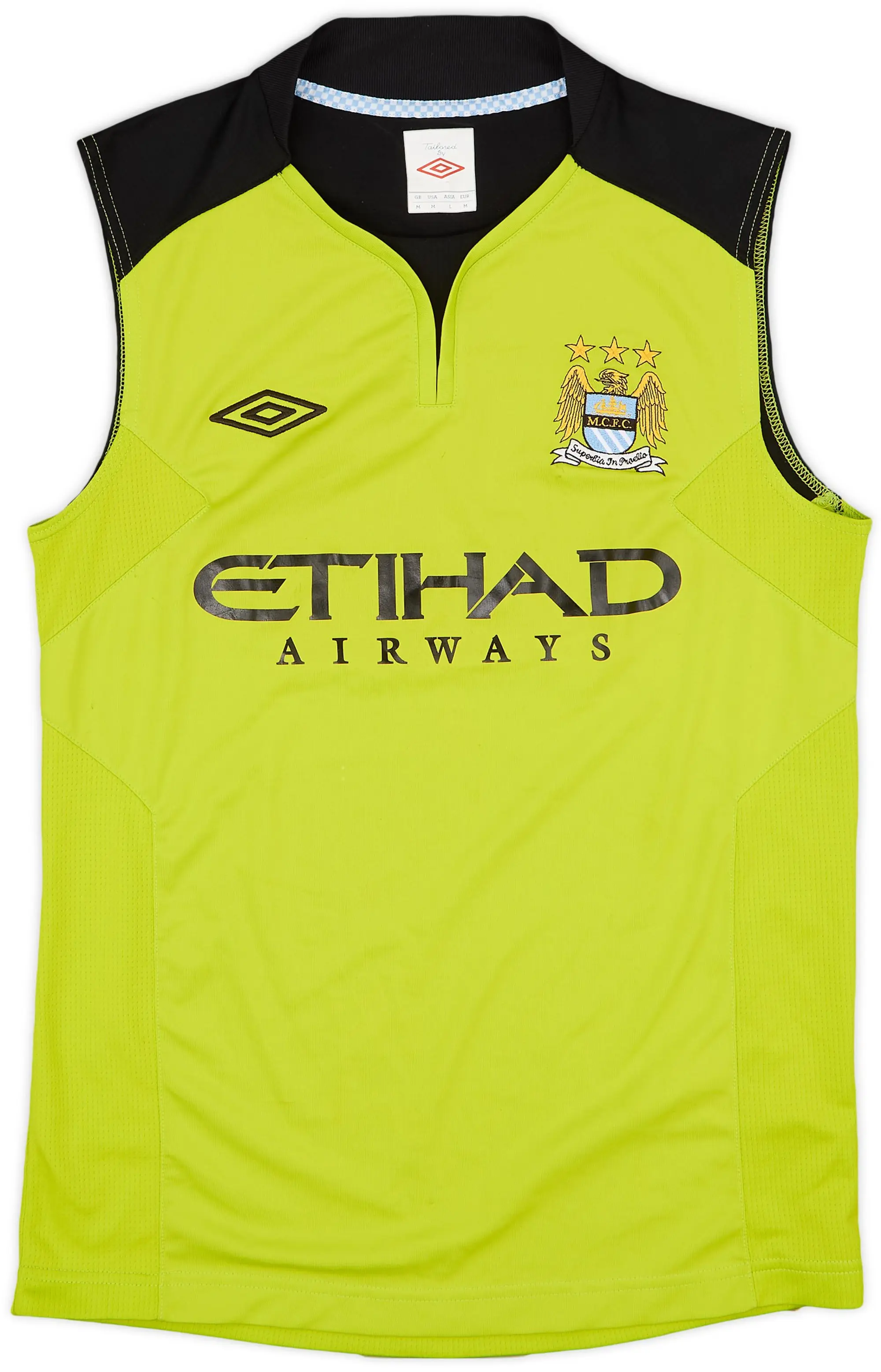 2012-13 Manchester City Umbro Training Vest - 7/10 - (M)