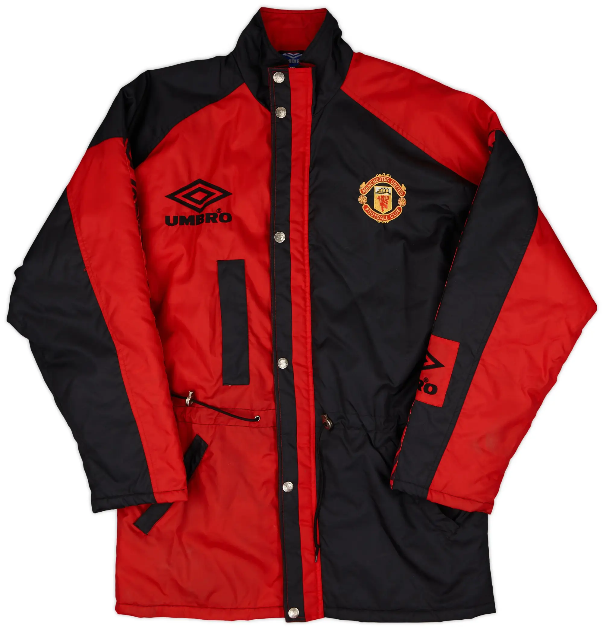 1995-97 Manchester United Umbro Bench Coat - 8/10 - (M)