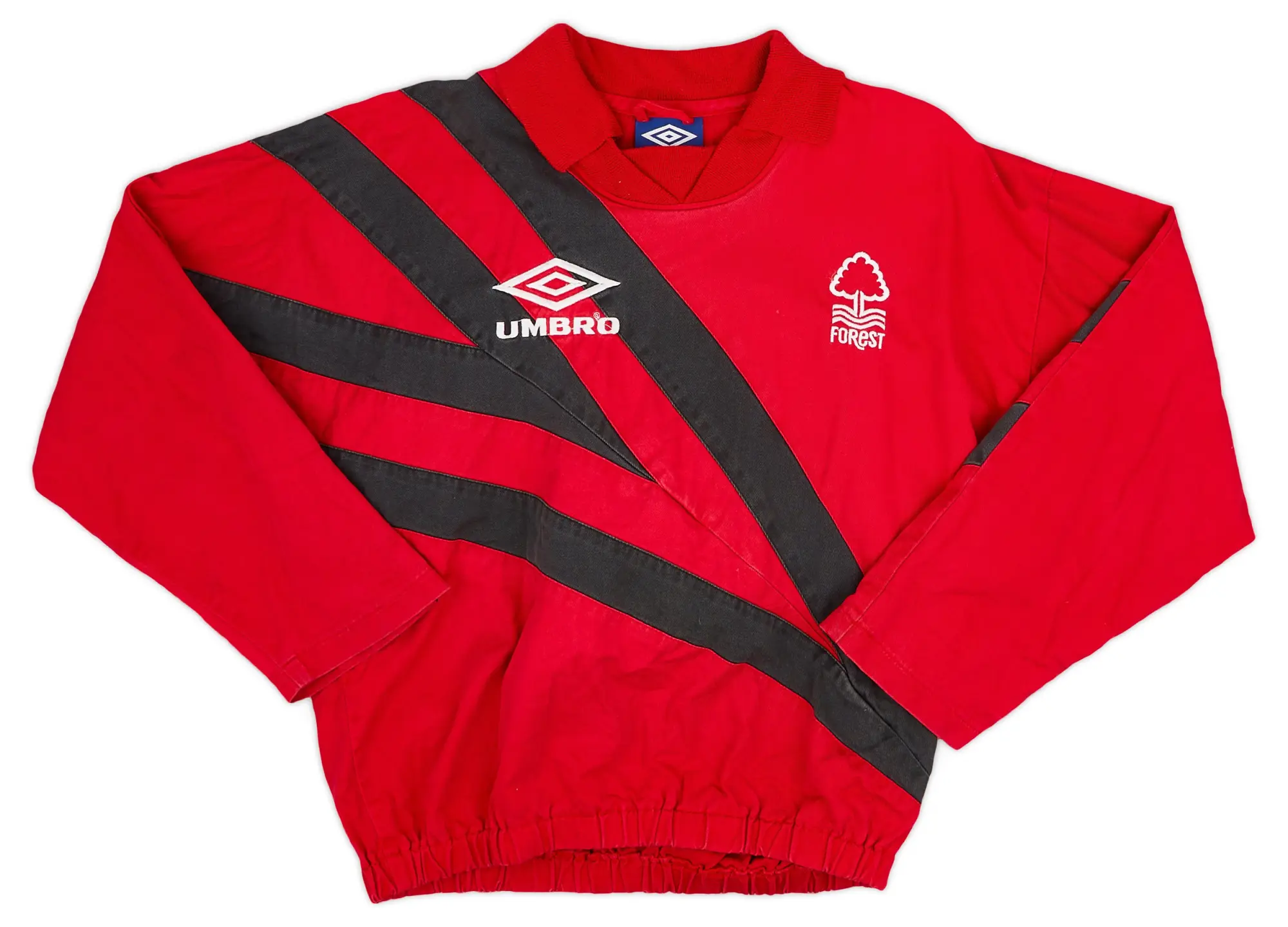 1994-95 Nottingham Forest Umbro Drill Top - 8/10 - (S)