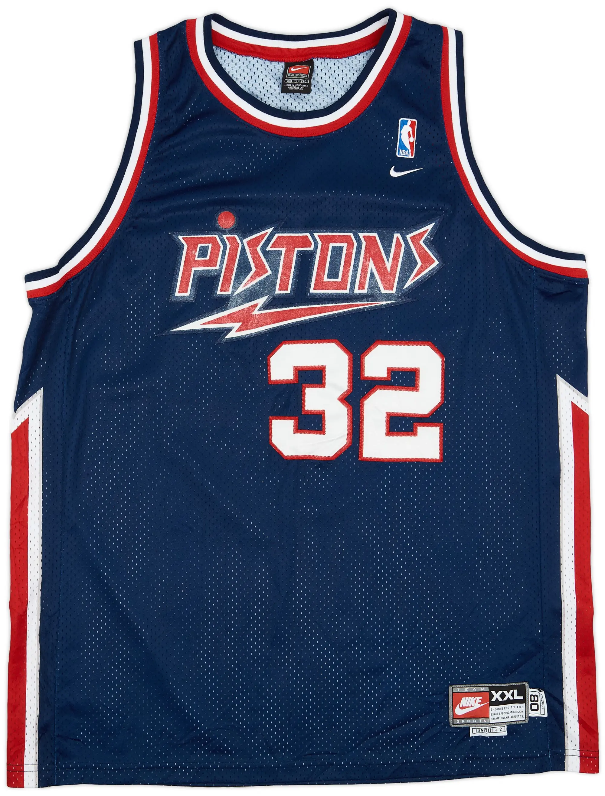 1980-81 Detroit Pistons Hamilton #32 Nike Rewind Swingman Jersey - 8/10 - (XXL)