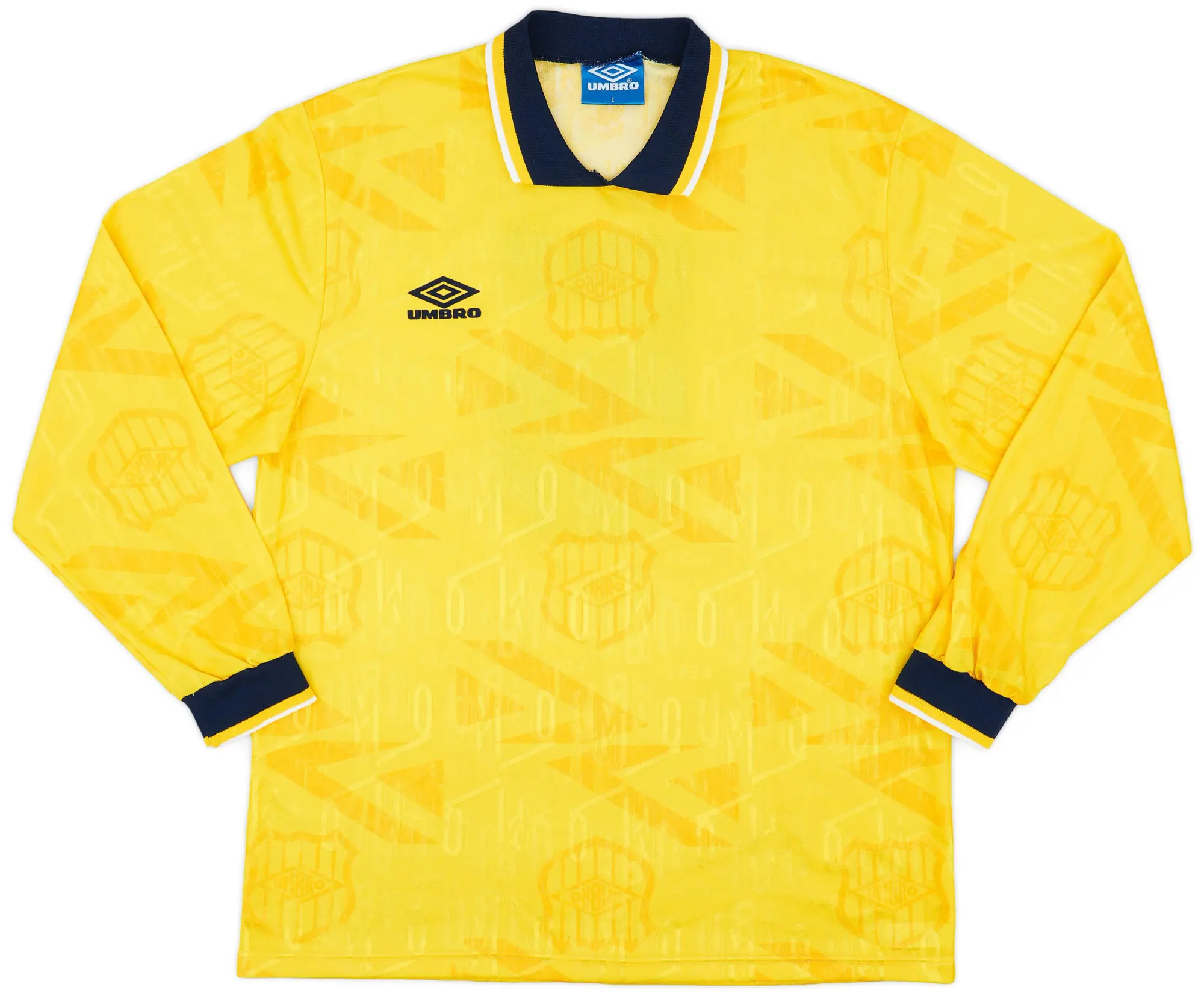 1990 Umbro Template L/S Shirt #5 - 8/10 - (L)