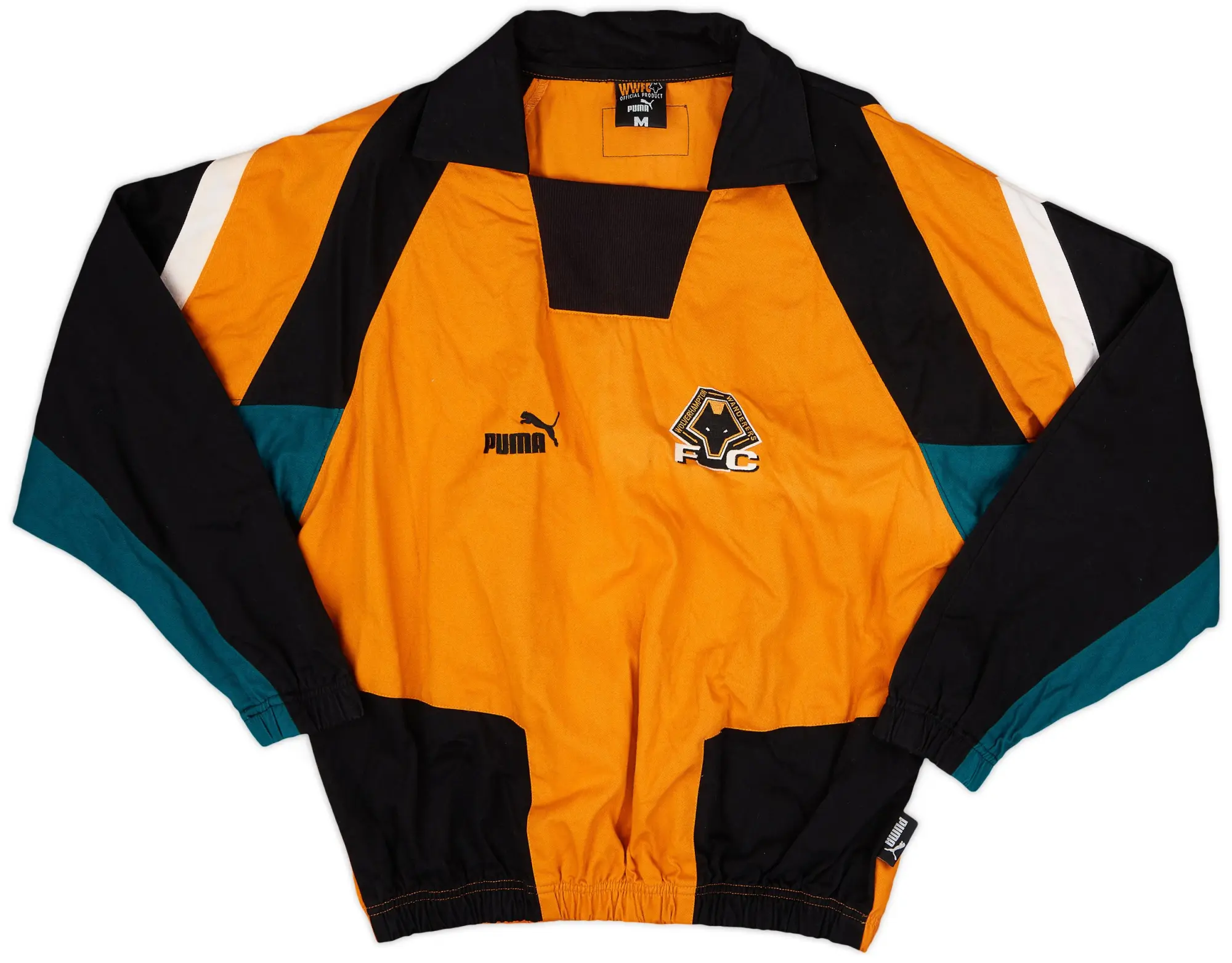 1996-97 Wolves Puma Drill Top - 8/10 - (M)