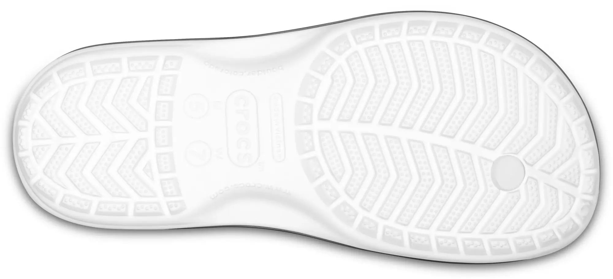 Crocs | Unisex | Crocband™ | Flips | White | W4/M3