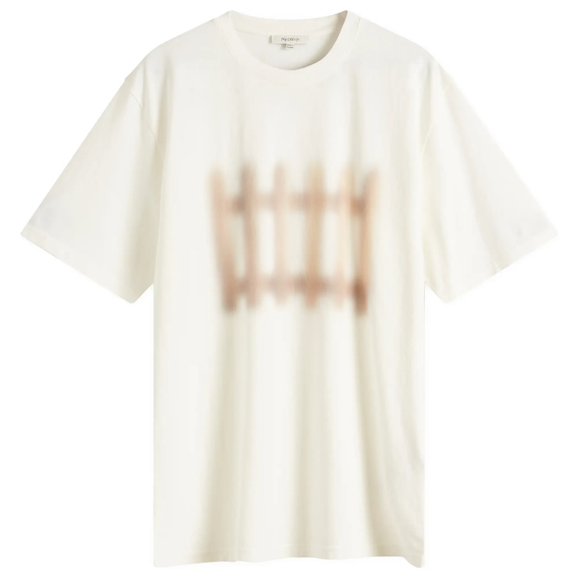 JW Anderson Men's Printed T-Shirt Ivory