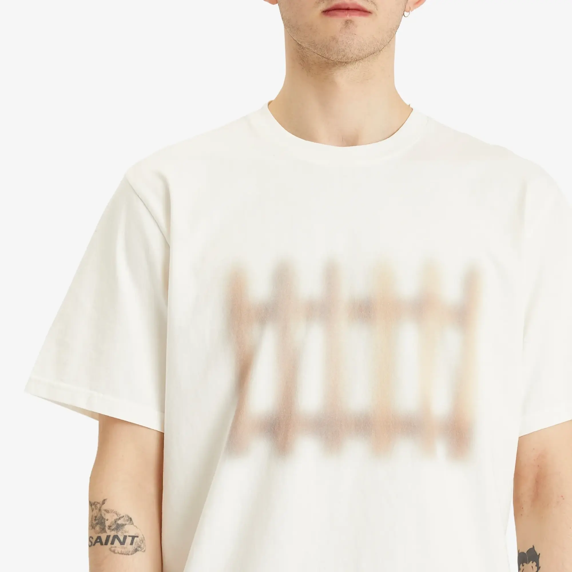 JW Anderson Men's Printed T-Shirt Ivory