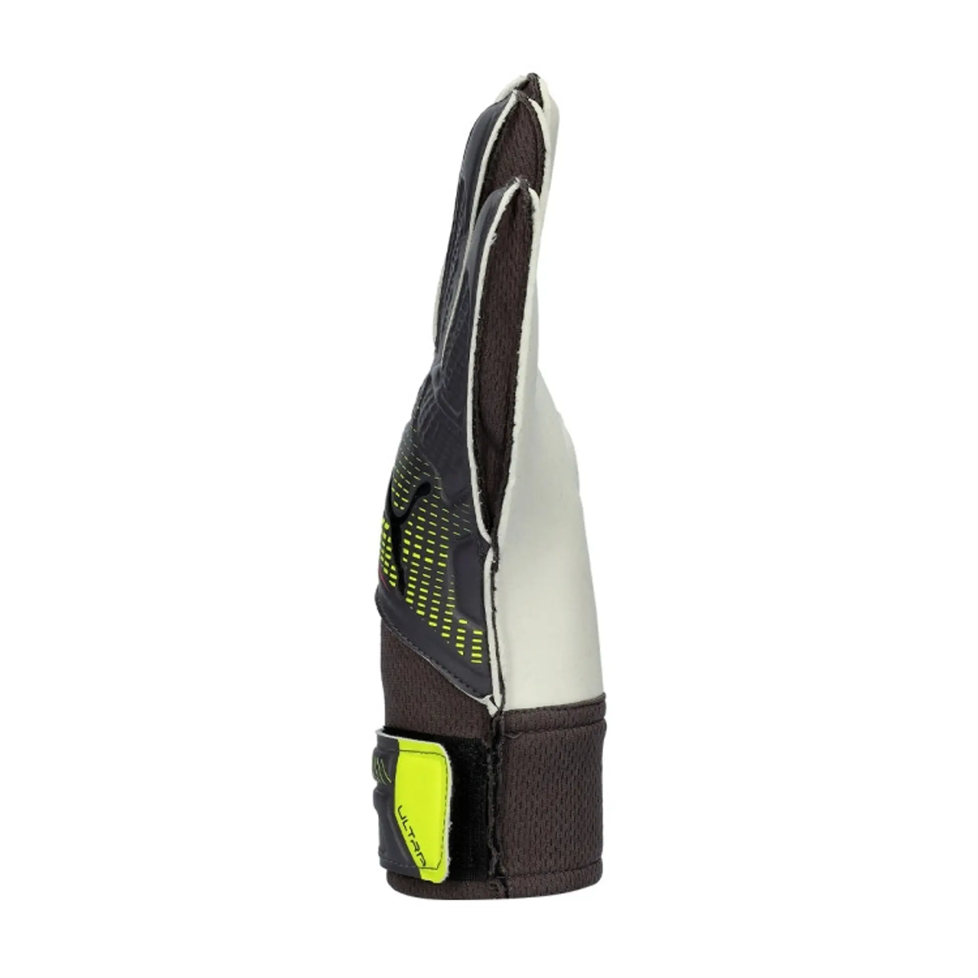 PUMA Ultra Play Rc Goalkeeper Gloves, Matte Aged Silver/Yellow Alert