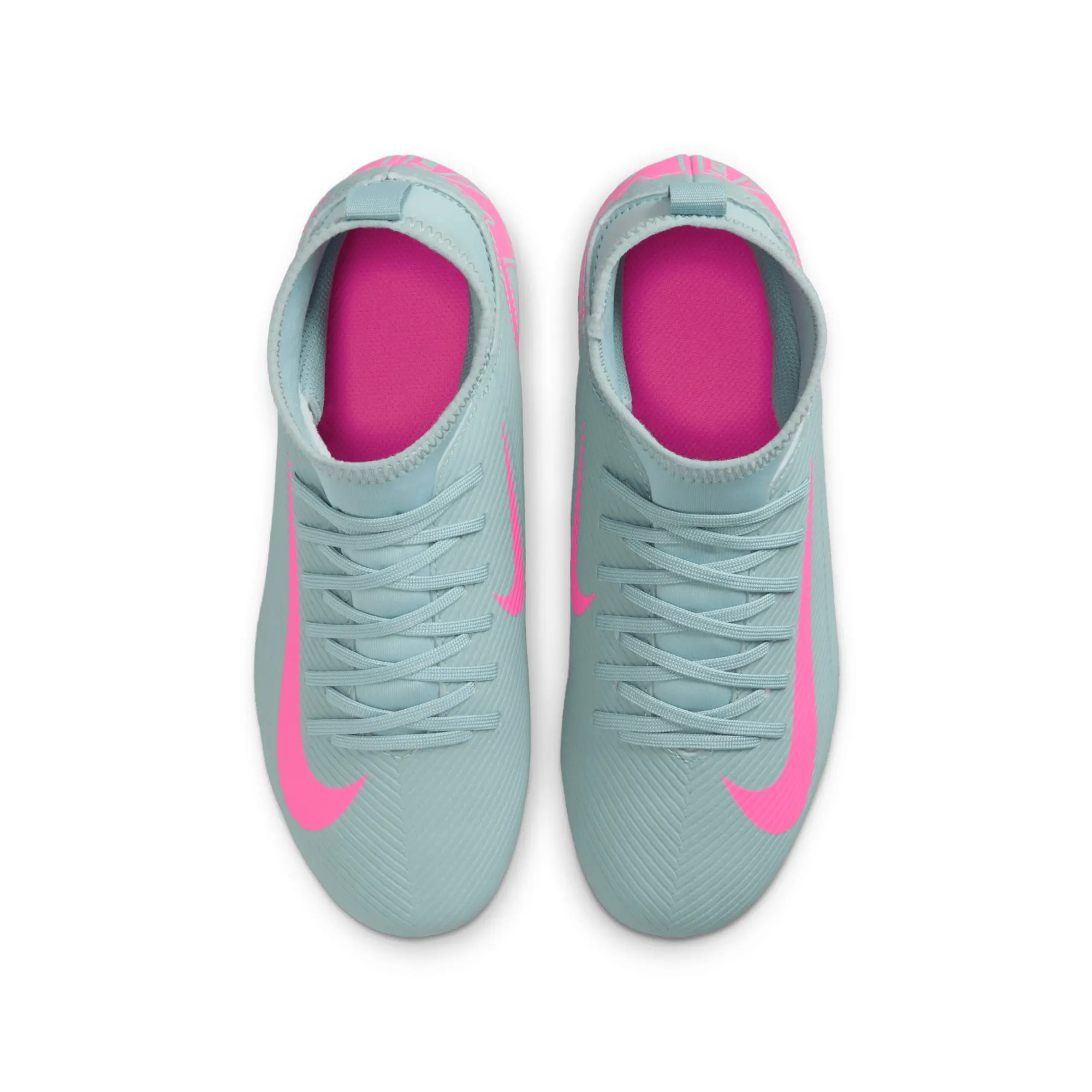 Nike Jr. Mercurial Superfly 10 Club Younger/Older Kids' MG High-Top Football Boot - Grey