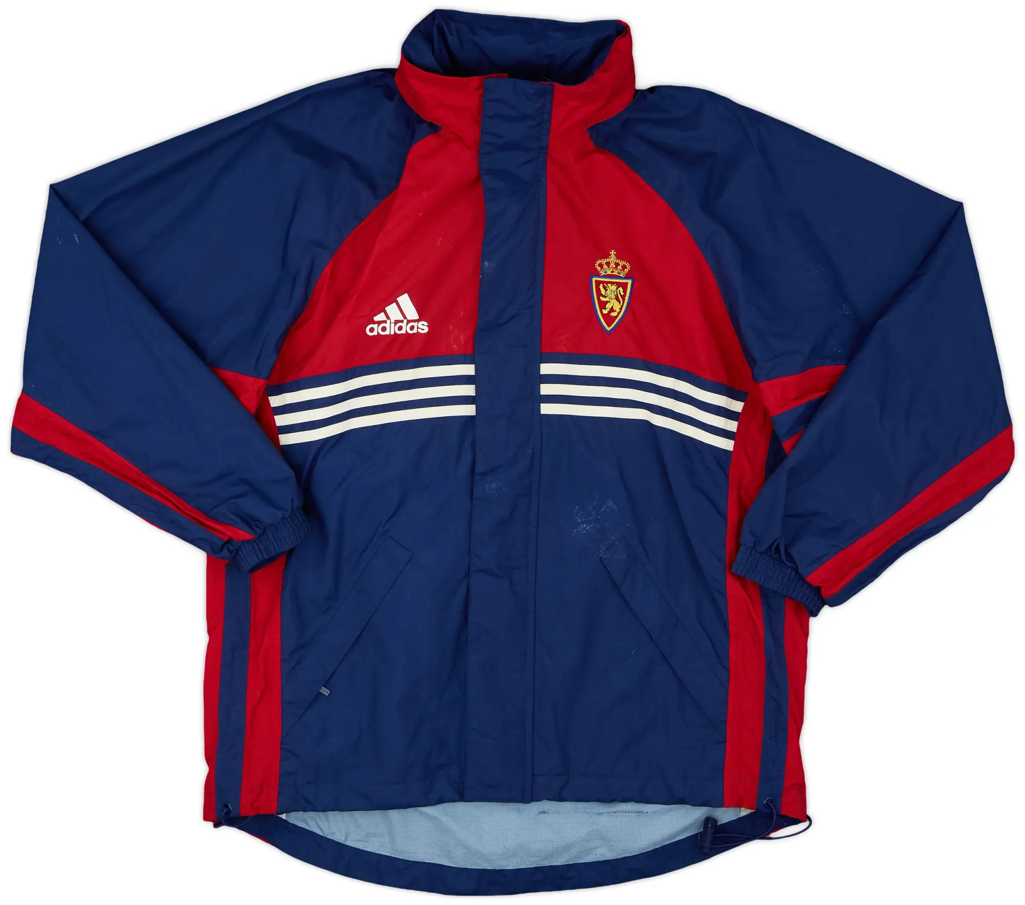 1998-99 Real Zaragoza adidas Hooded Rain Jacket - 5/10 - (S)